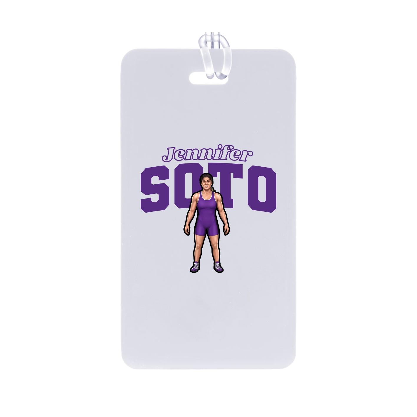 Bag Tag — Name Arch in Classic