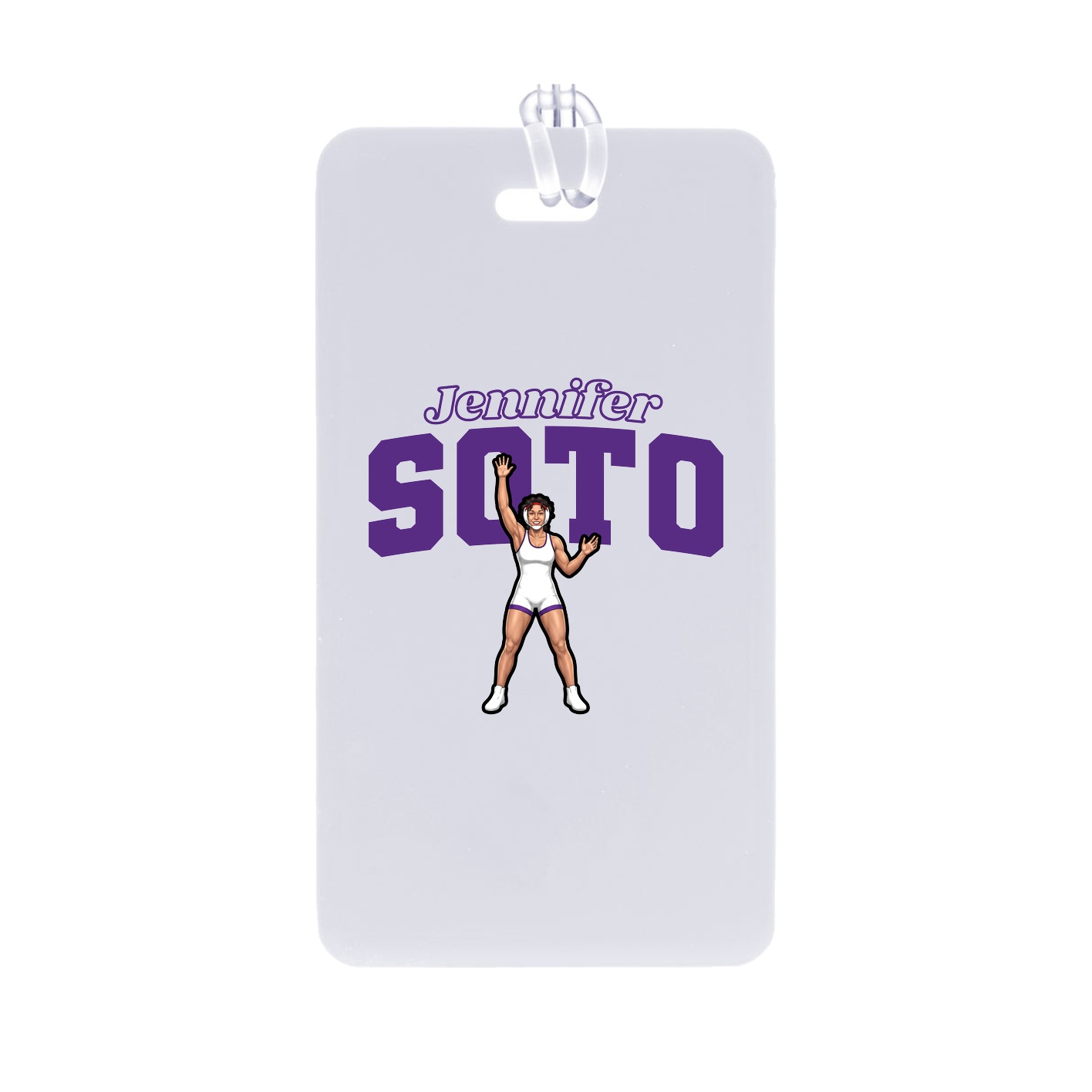 Bag Tag — Name Arch in Classic