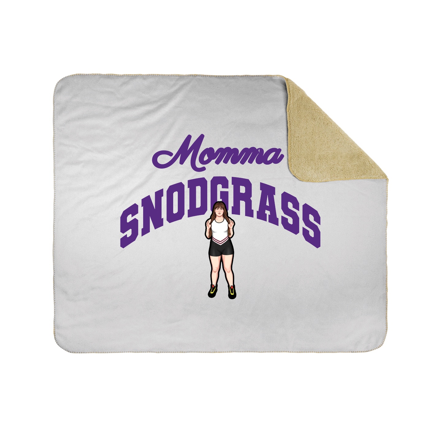 Throw Blanket — Mothers Day Arch in White
