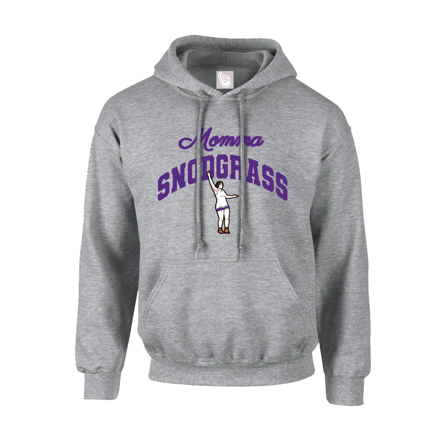 Youth Hoodie — Mothers Day Arch in Grey
