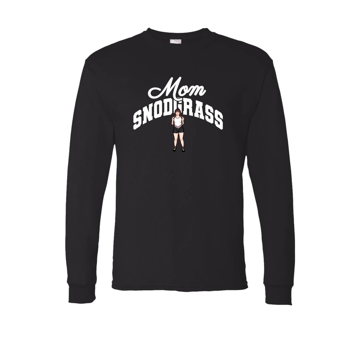 Long Sleeve Tee — Mothers Day Arch in Black