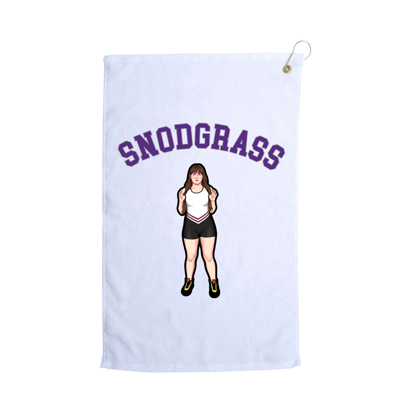 Golf Towel — Shirsey Arch in White