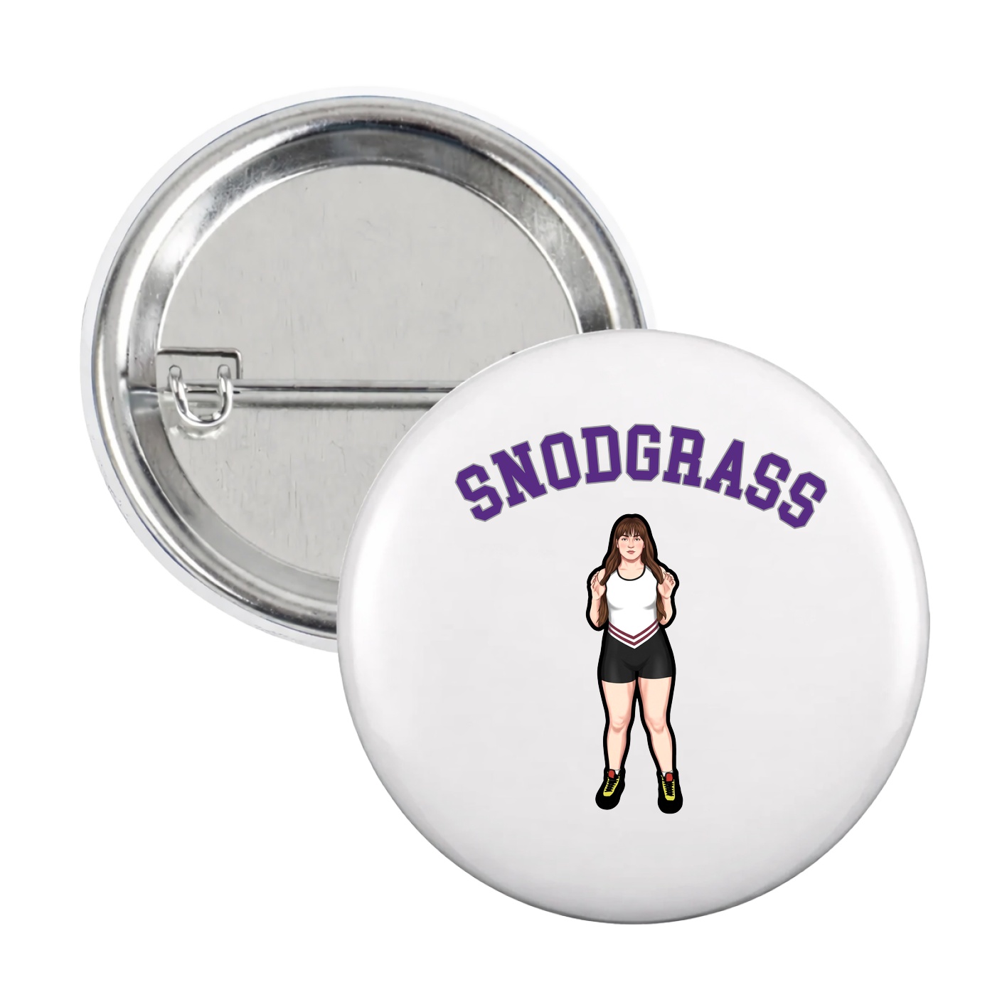 Game Day Button — Shirsey Arch in White