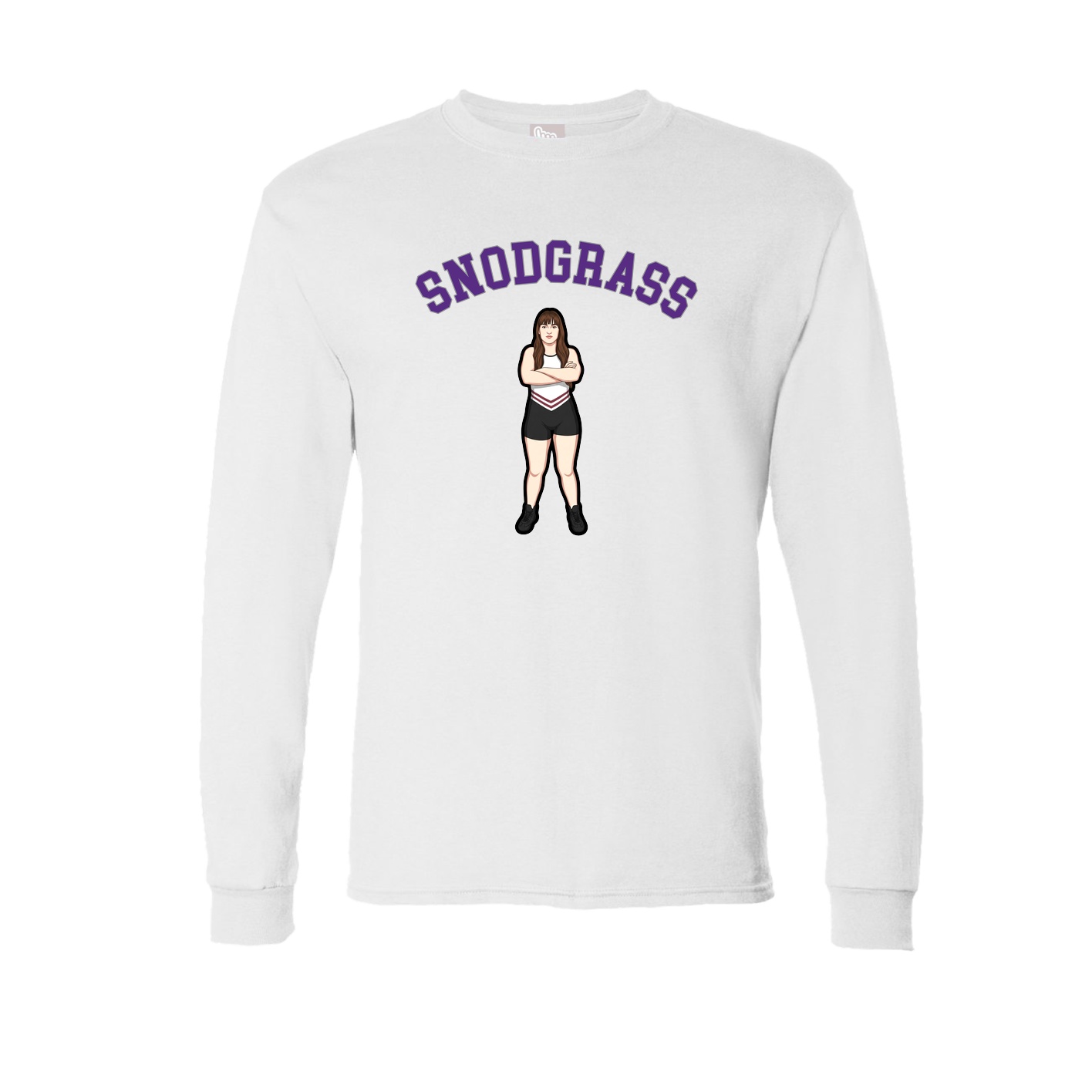 Long Sleeve Tee — Shirsey Arch in White