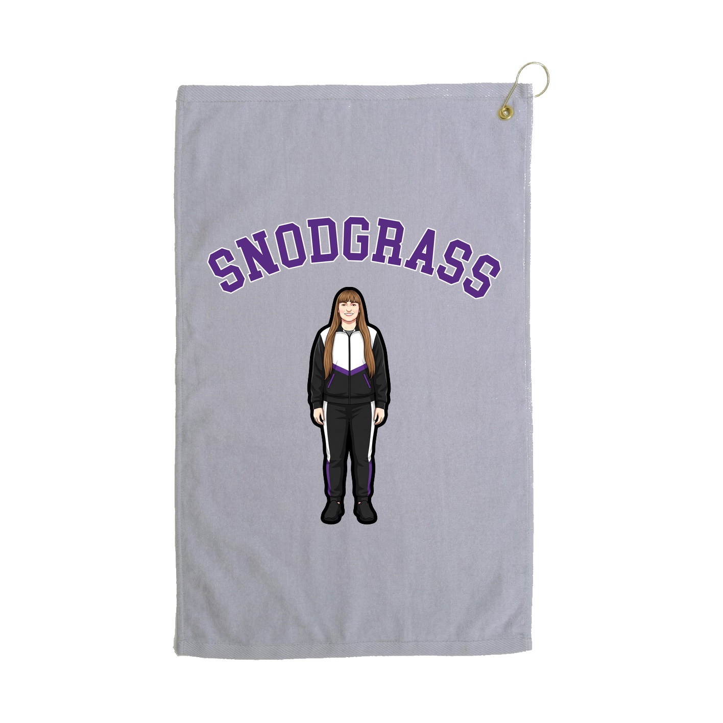 Golf Towel — Shirsey Arch in Grey
