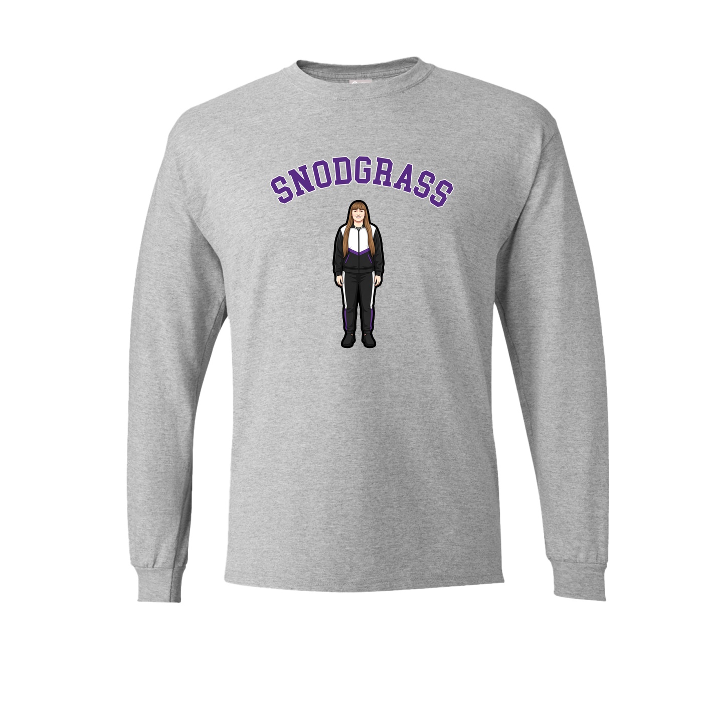 Long Sleeve Tee — Shirsey Arch in Grey