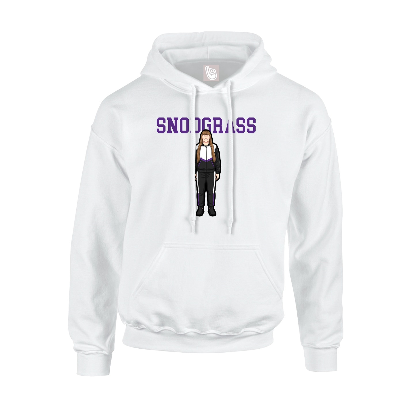 Hoodie — Shirsey in White