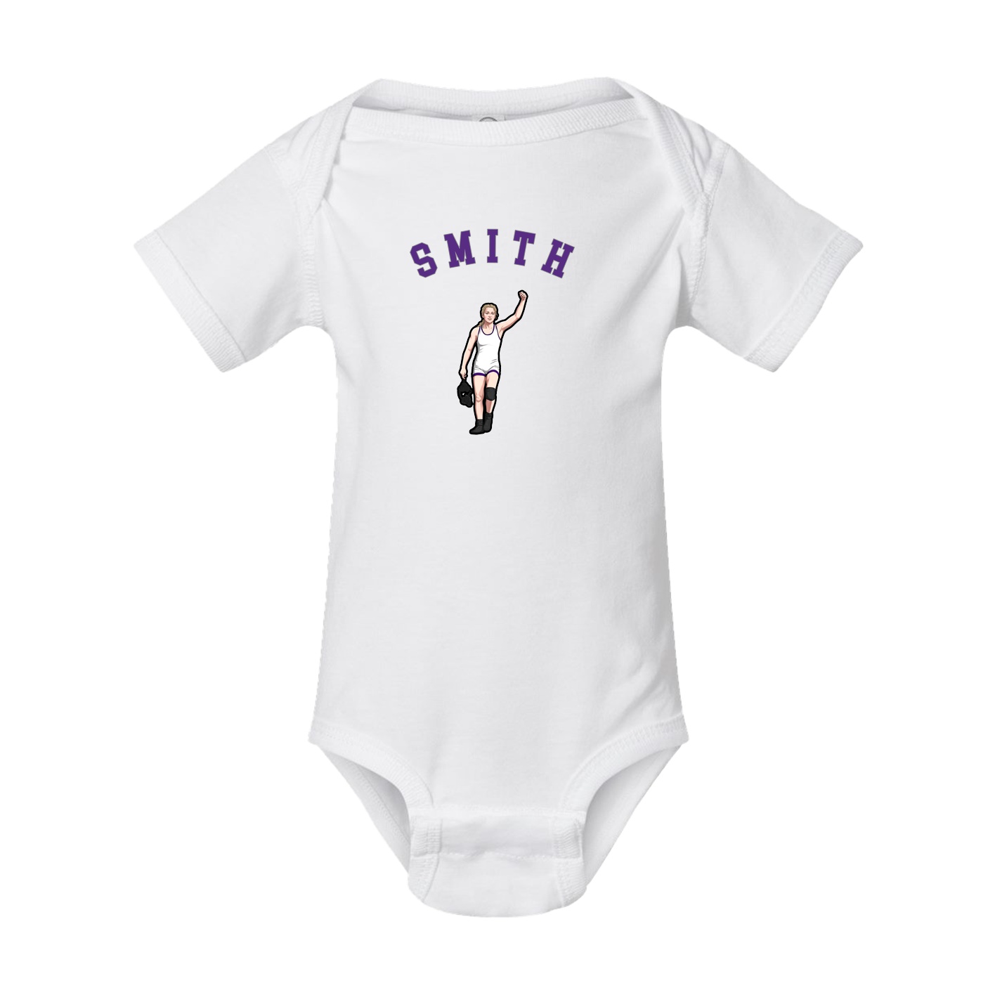 Baby Onesie — Shirsey Arch in White