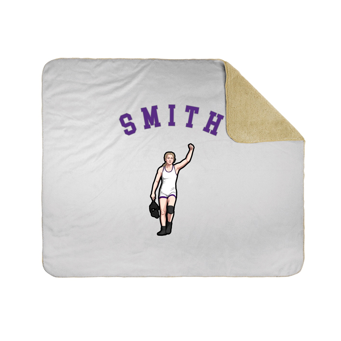Throw Blanket — Shirsey Arch in White