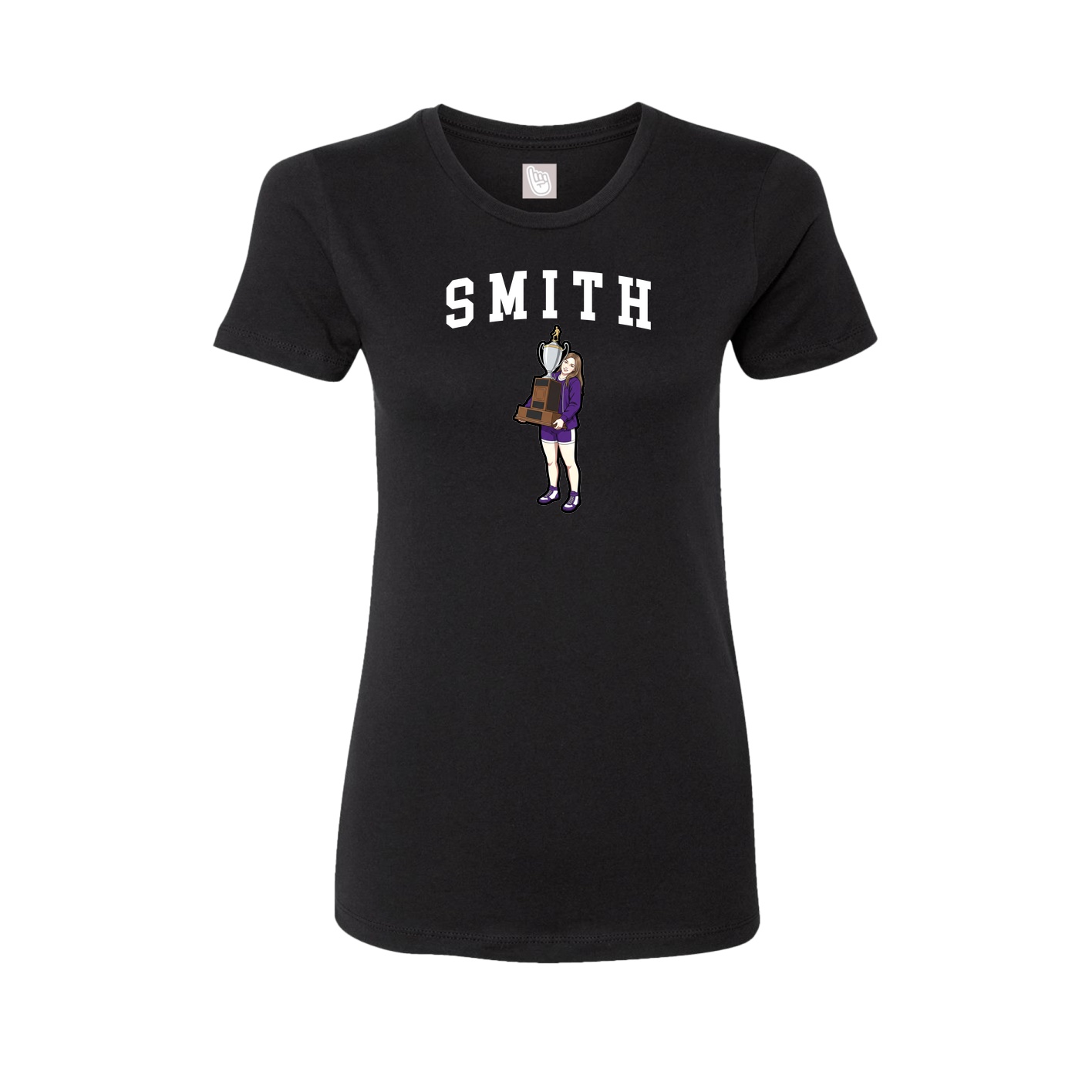 Fitted Women's Tee — Shirsey in Black