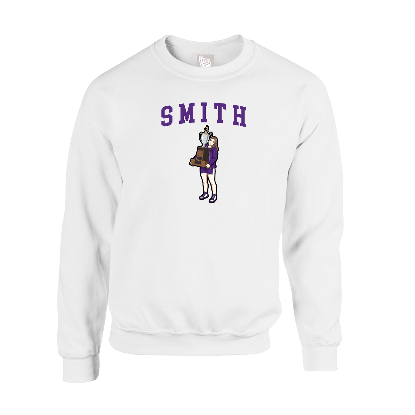 Fleece Crew — Shirsey in White
