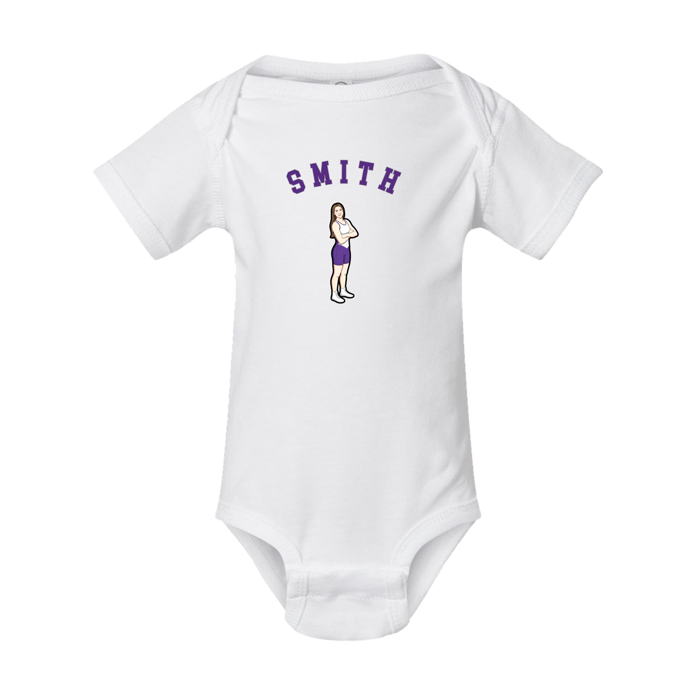 Baby Onesie — Shirsey Arch in White