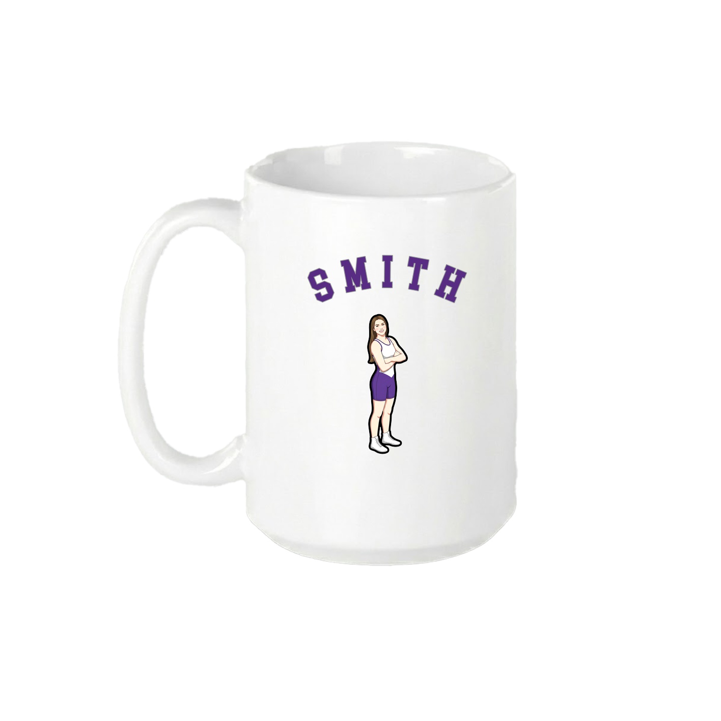 15oz Coffee Mug — Shirsey Arch in White