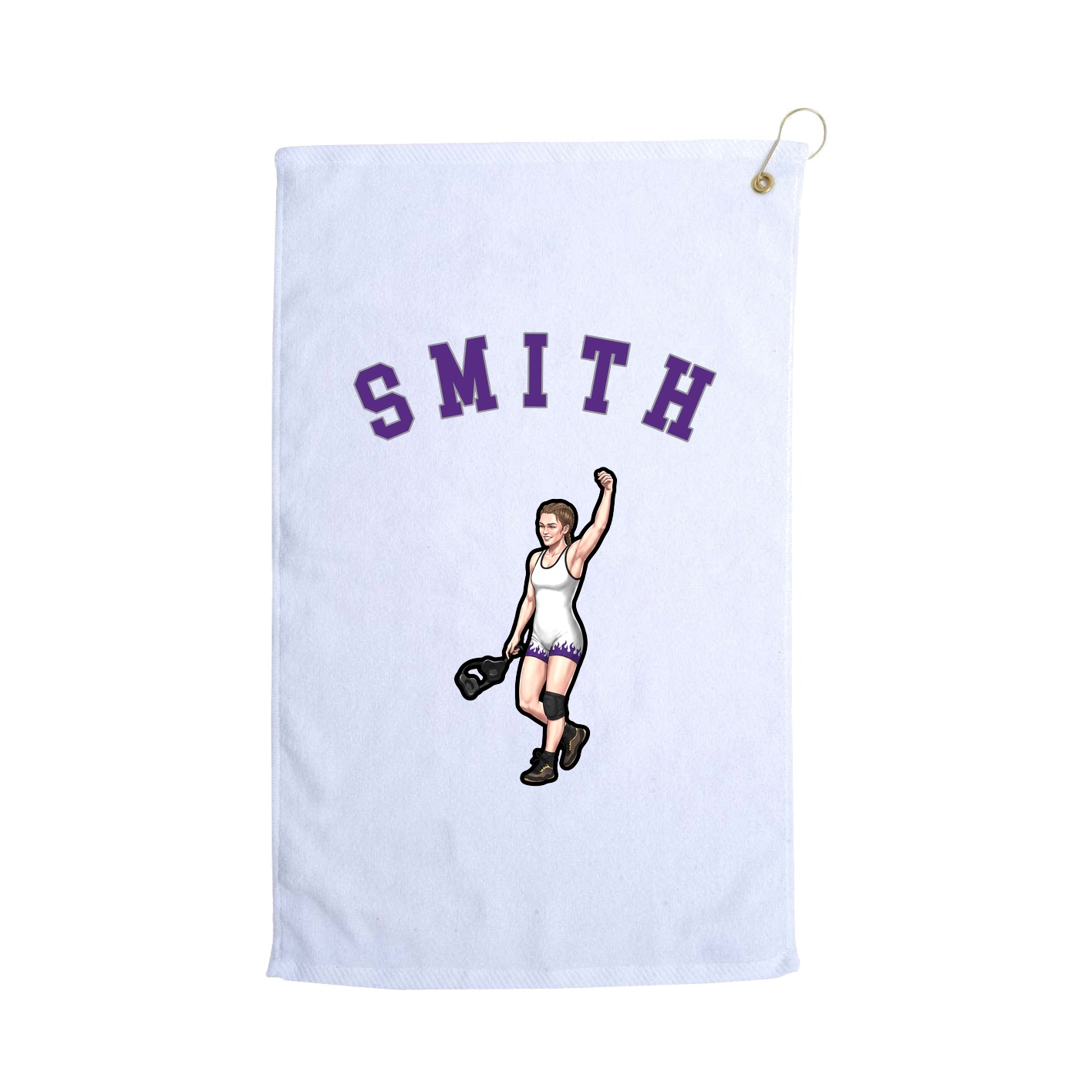 Golf Towel — Shirsey Arch in White