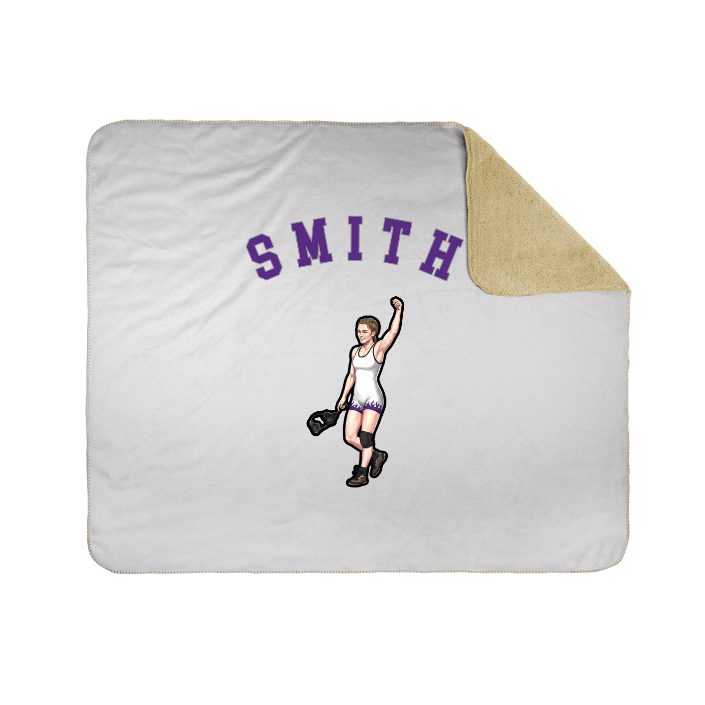 Throw Blanket — Shirsey Arch in White