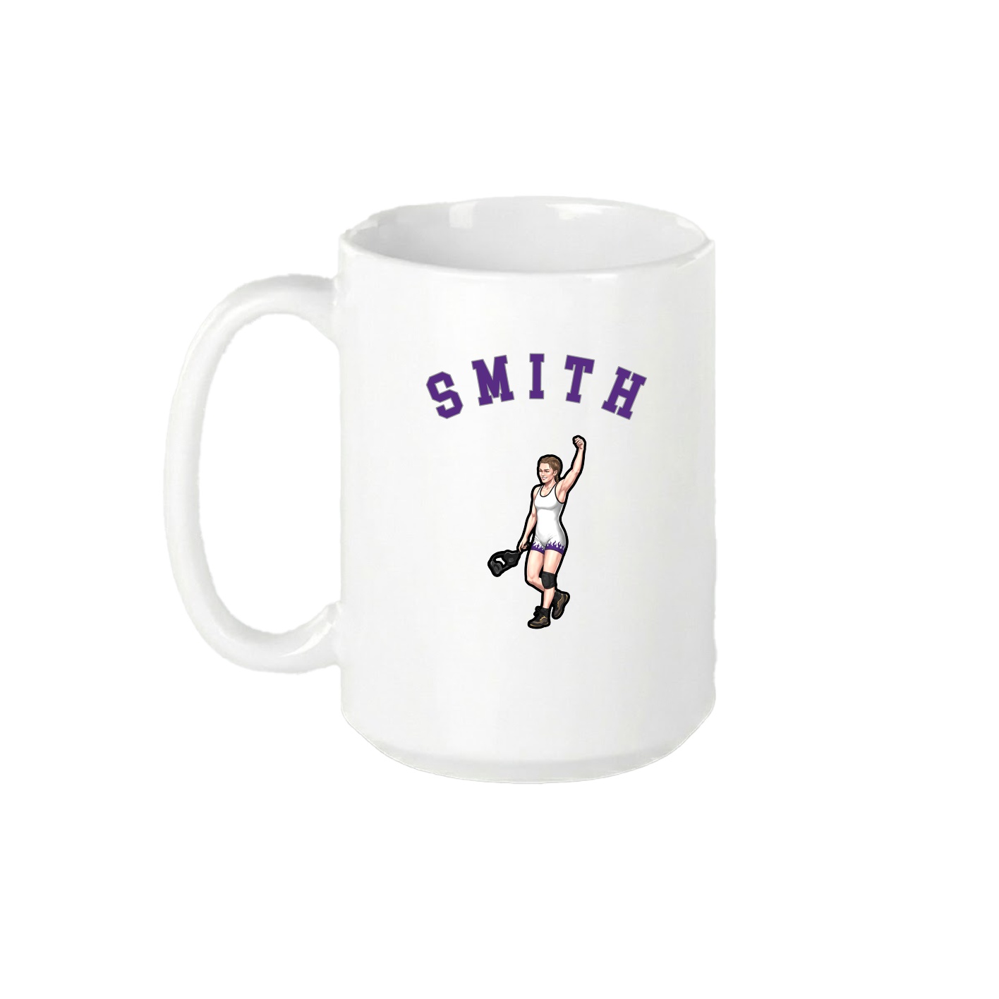 15oz Coffee Mug — Shirsey Arch in White