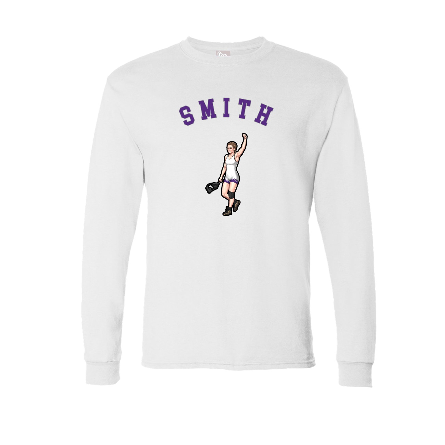 Long Sleeve Tee — Shirsey Arch in White