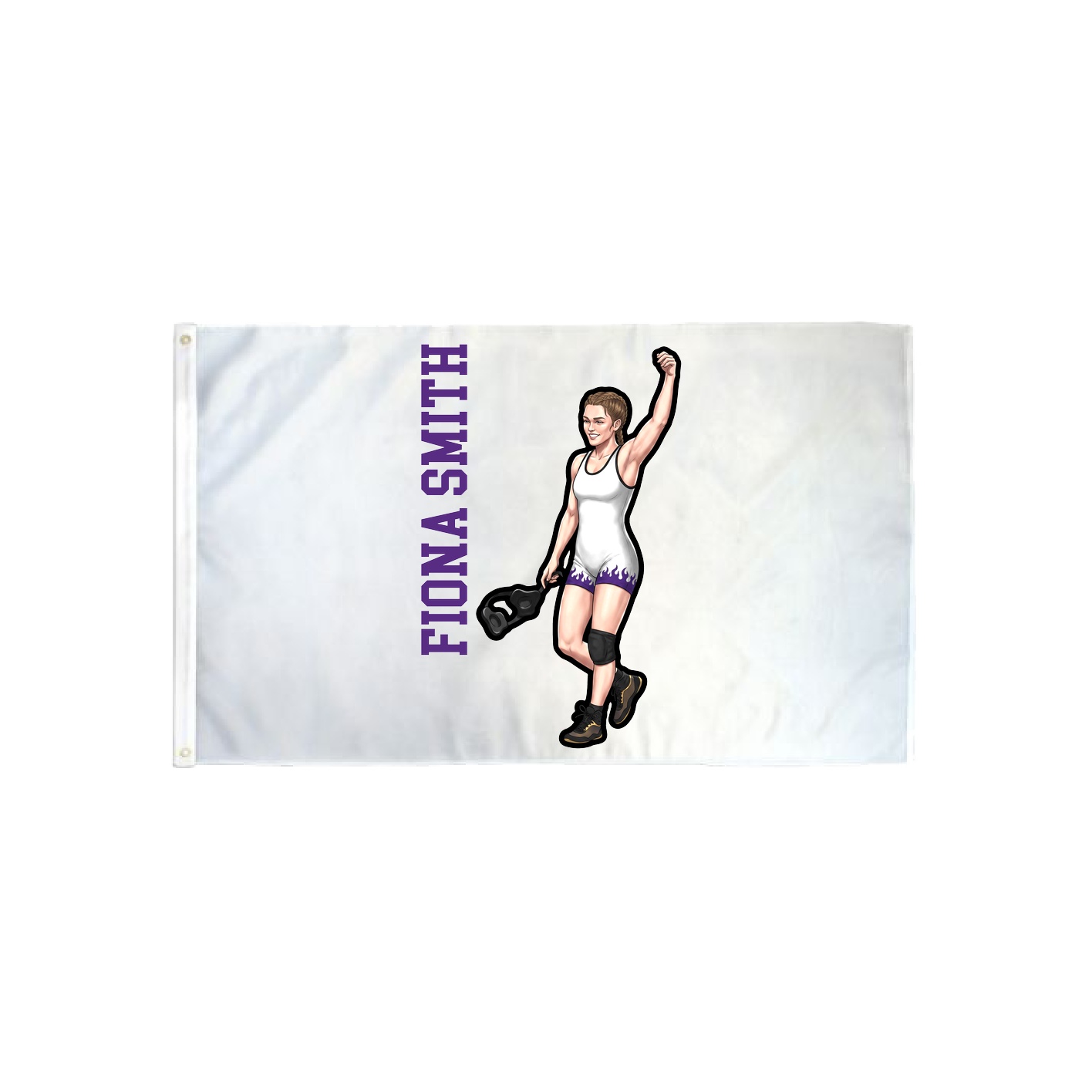 3x5 Flag — Name Vertical in Classic