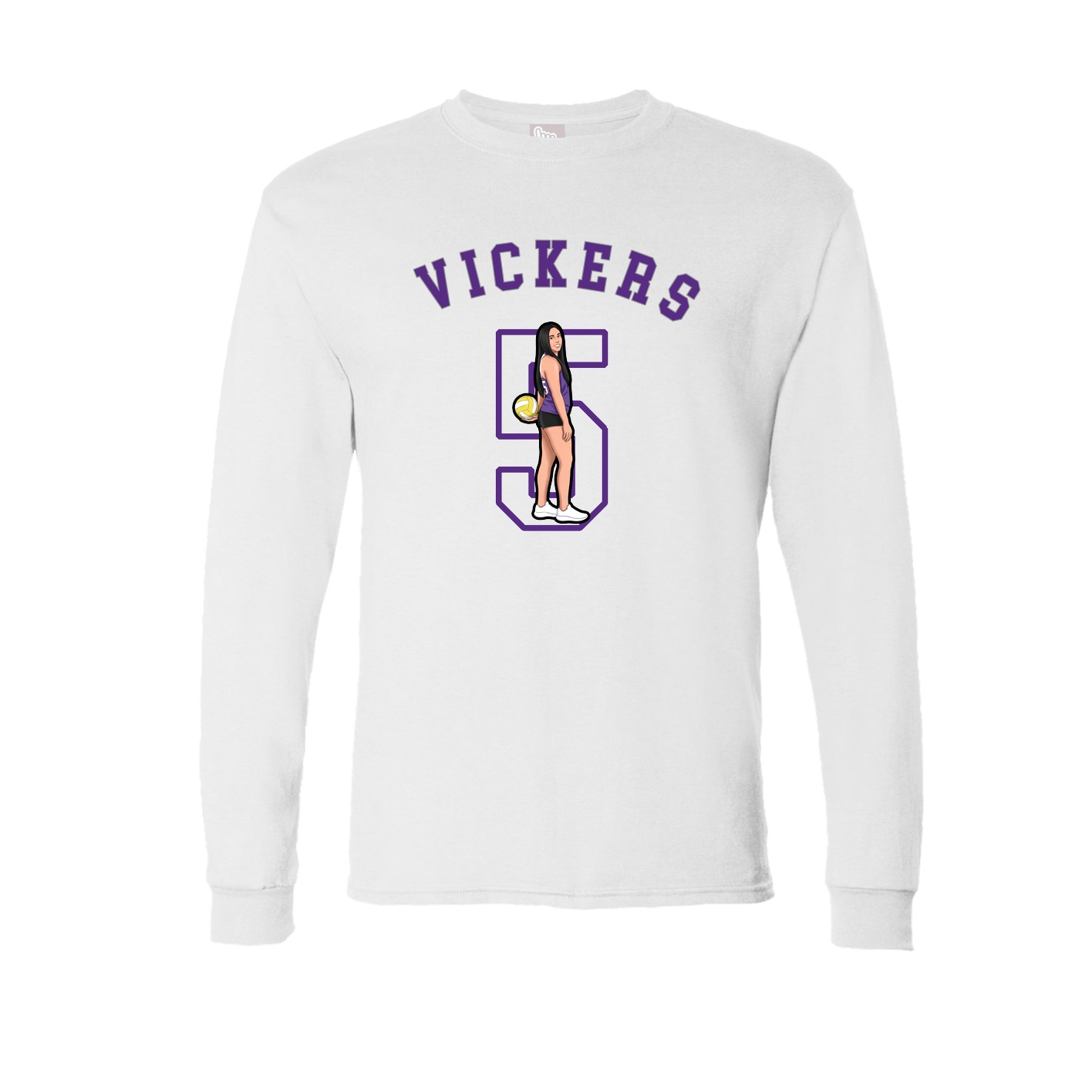 Long Sleeve Tee — Shirsey Arch in White
