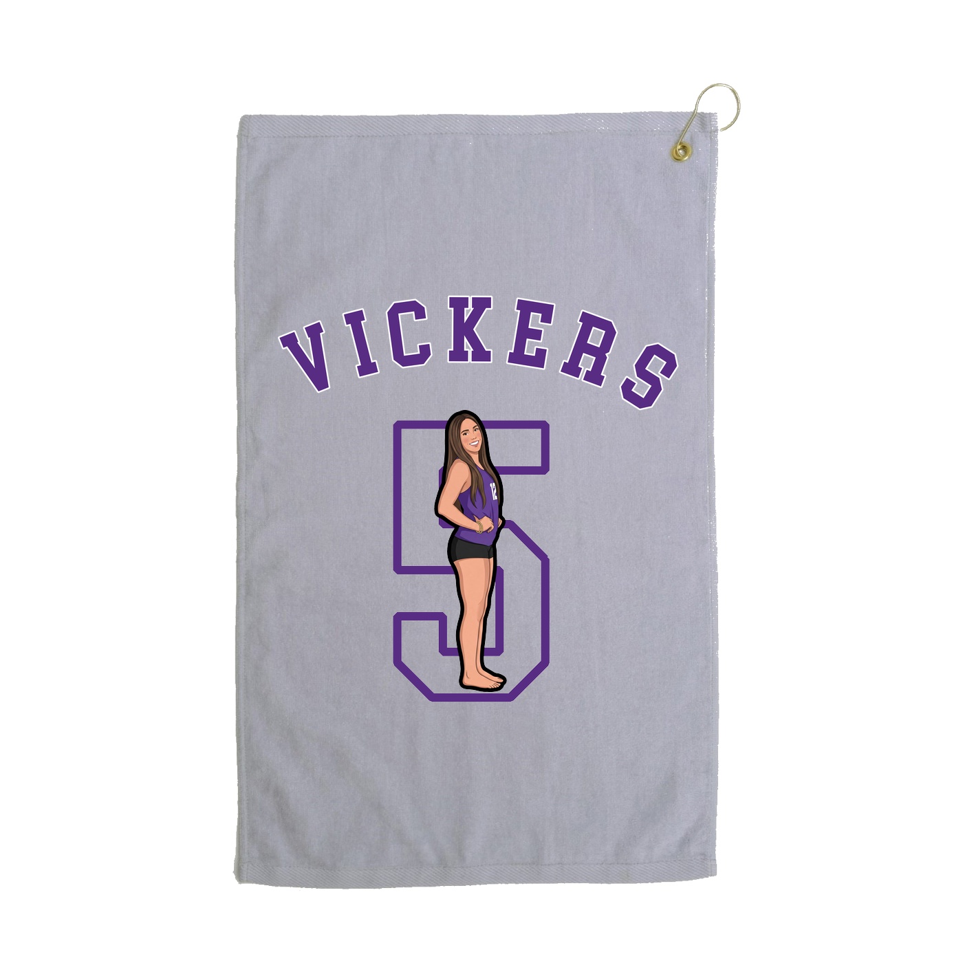 Golf Towel — Shirsey Arch in Grey
