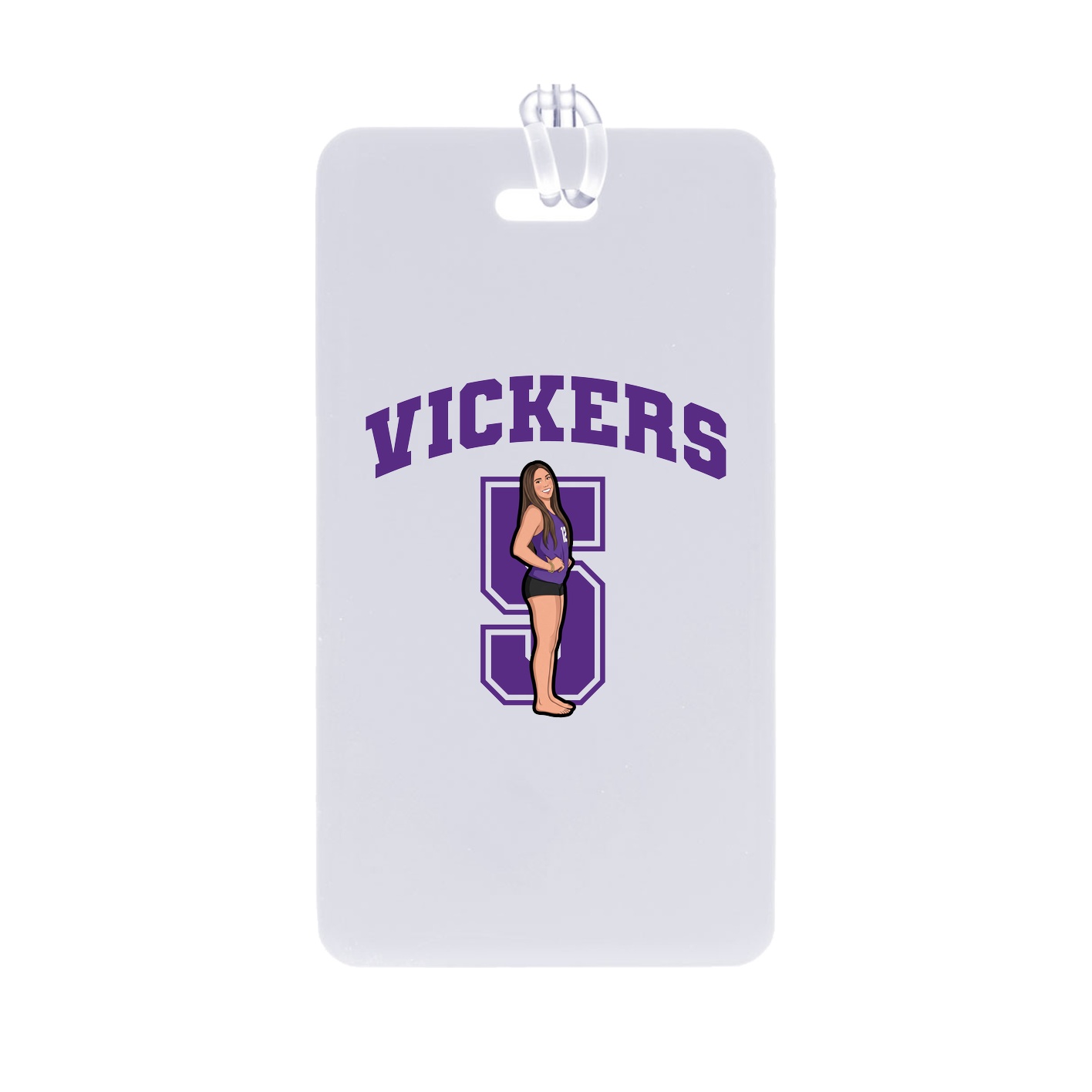 Bag Tag — Number in Classic