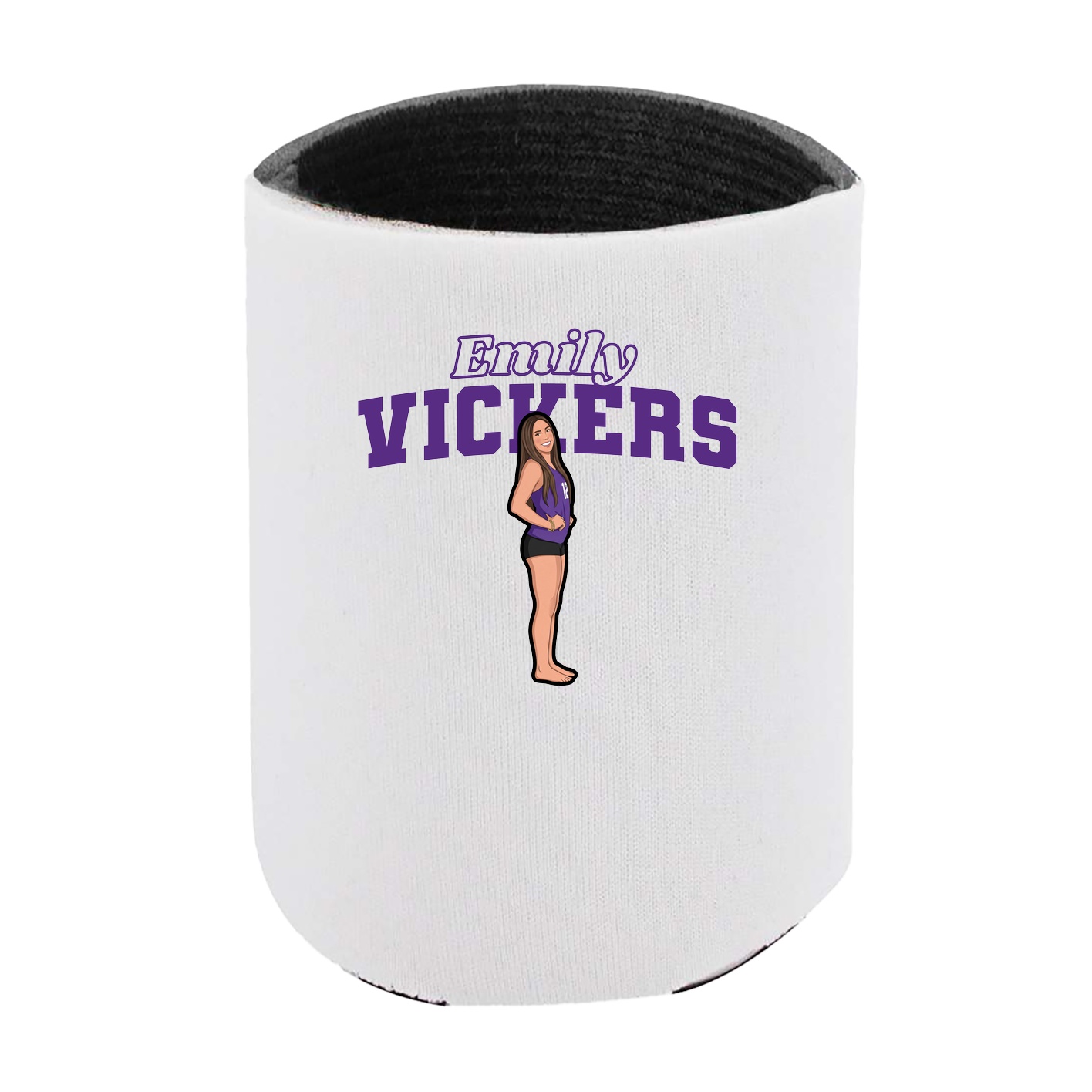 Can Holder — Name Arch in White