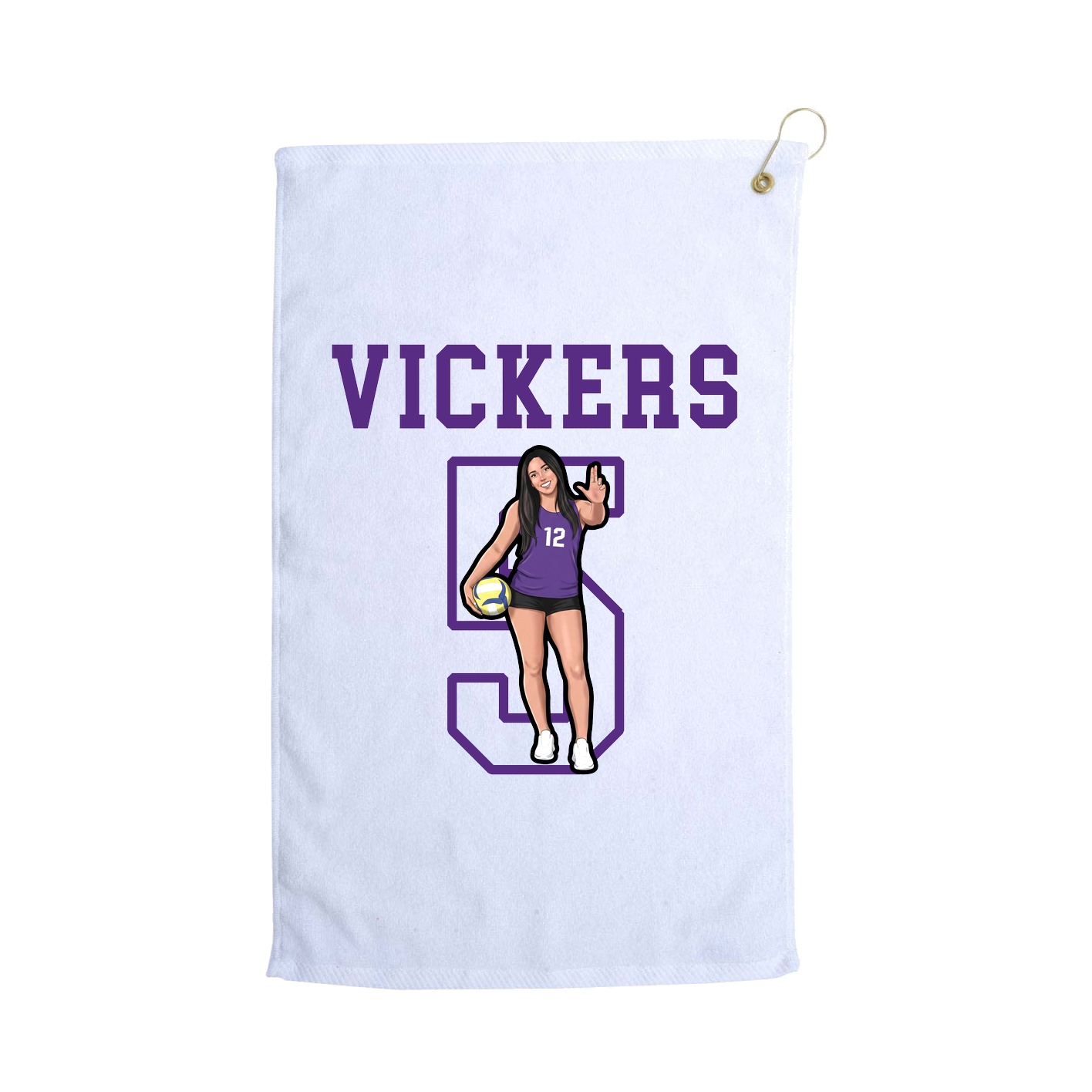 Golf Towel — Shirsey in White