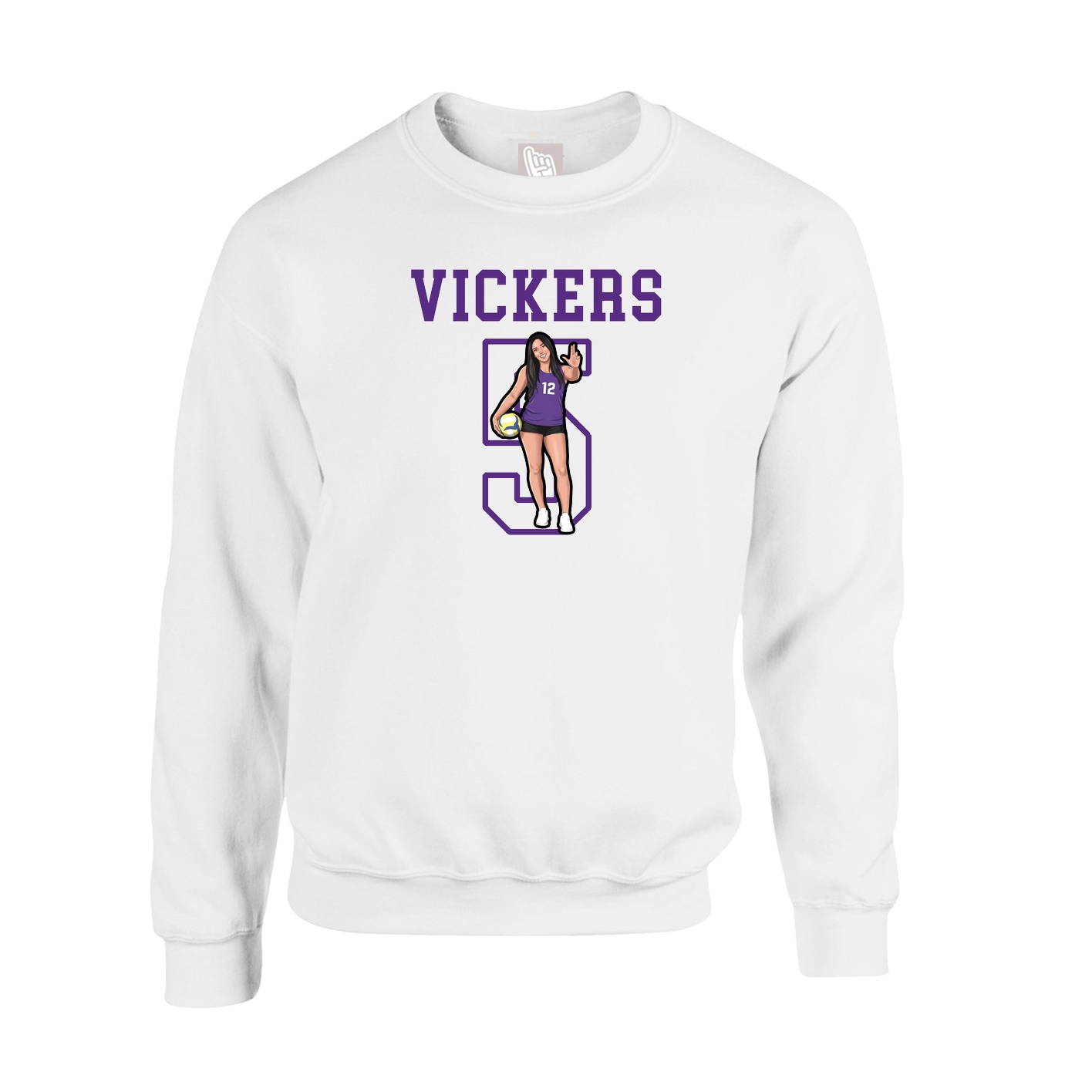 Fleece Crew — Shirsey in White