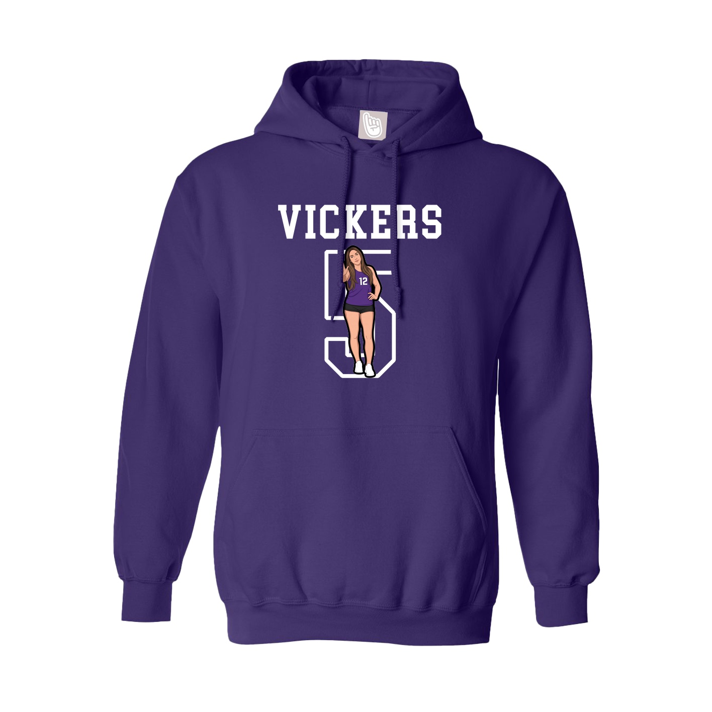 Hoodie — Shirsey in Purple