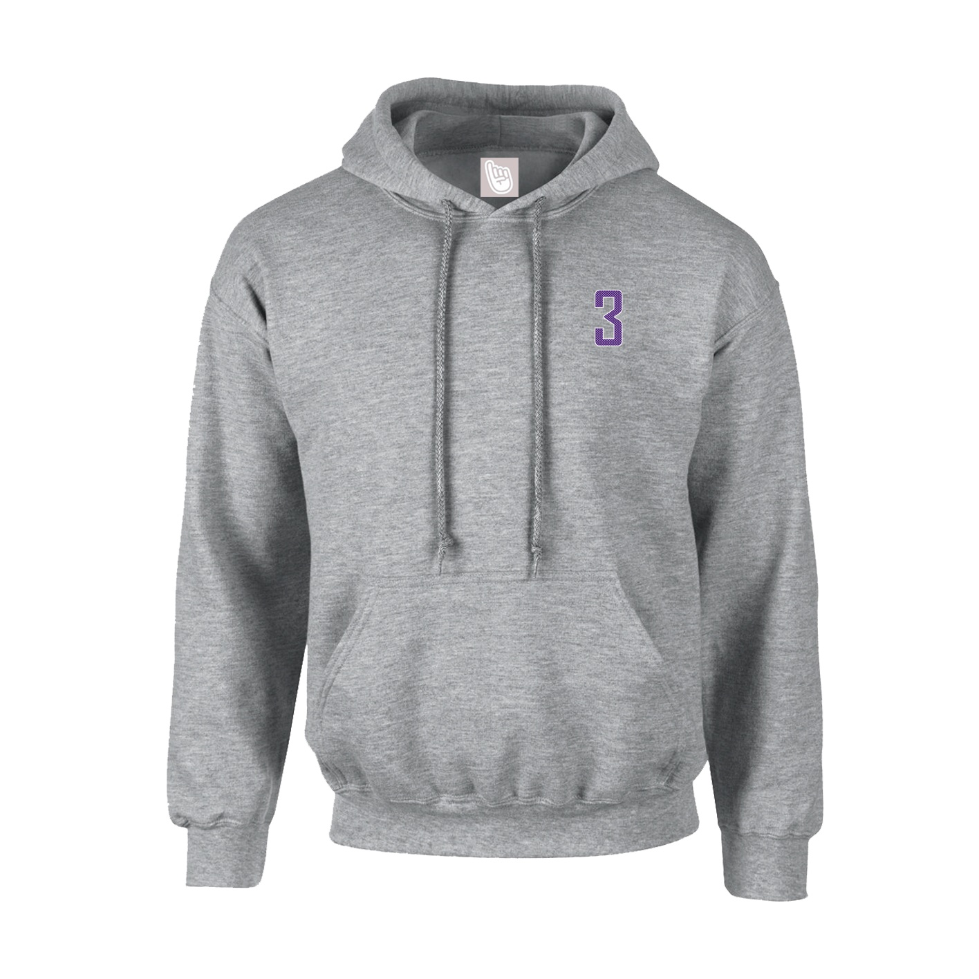 Hoodie — Front Shirsy in Grey