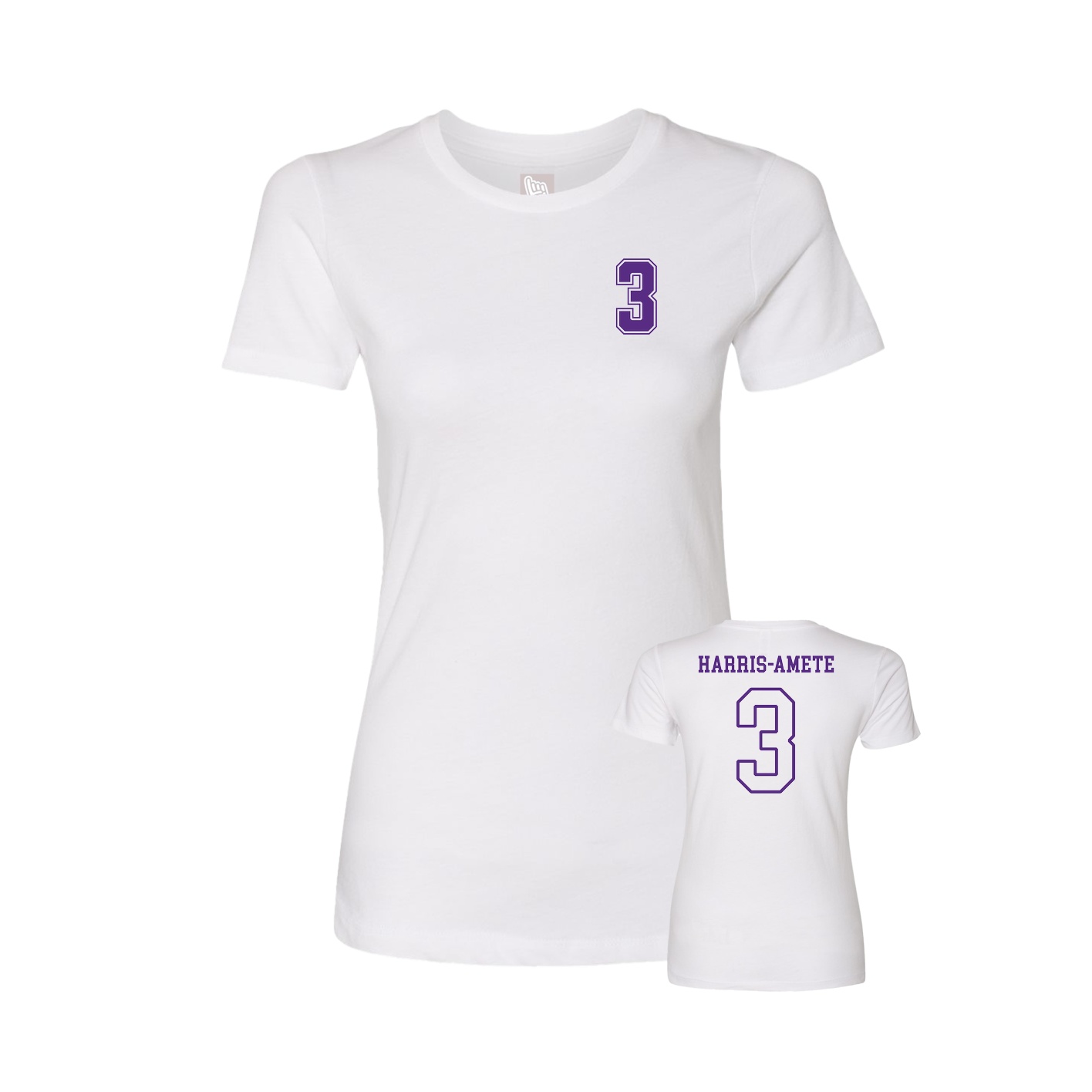 Womens Tee — Chest Back in White