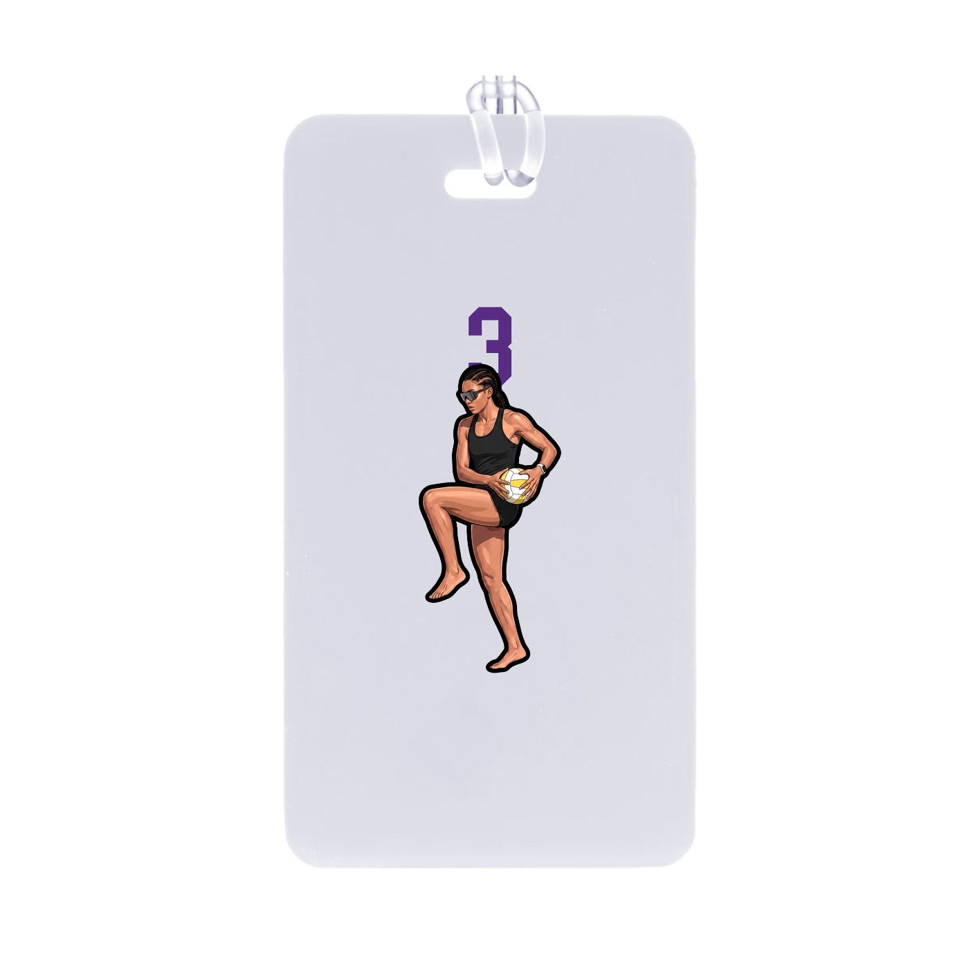 Bag Tag — Number Top in Classic