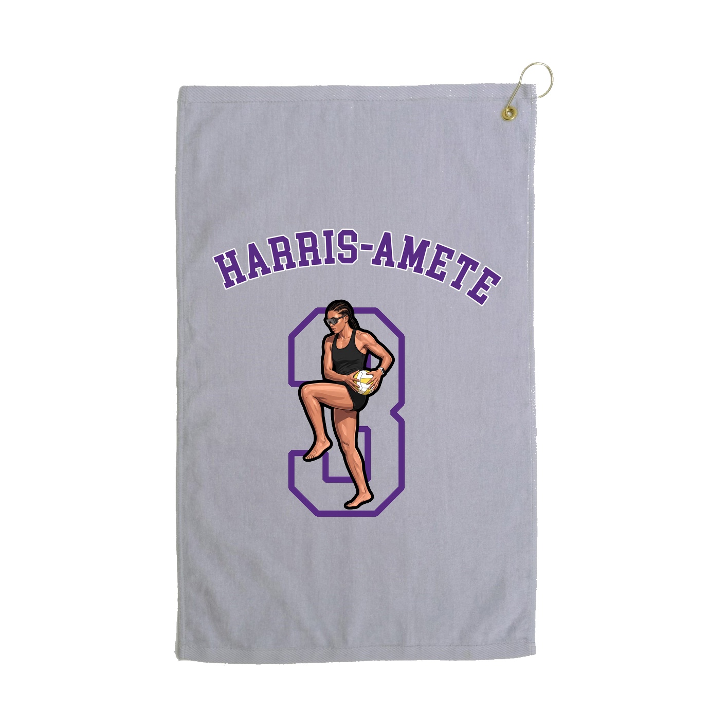 Golf Towel — Shirsey Arch in Grey