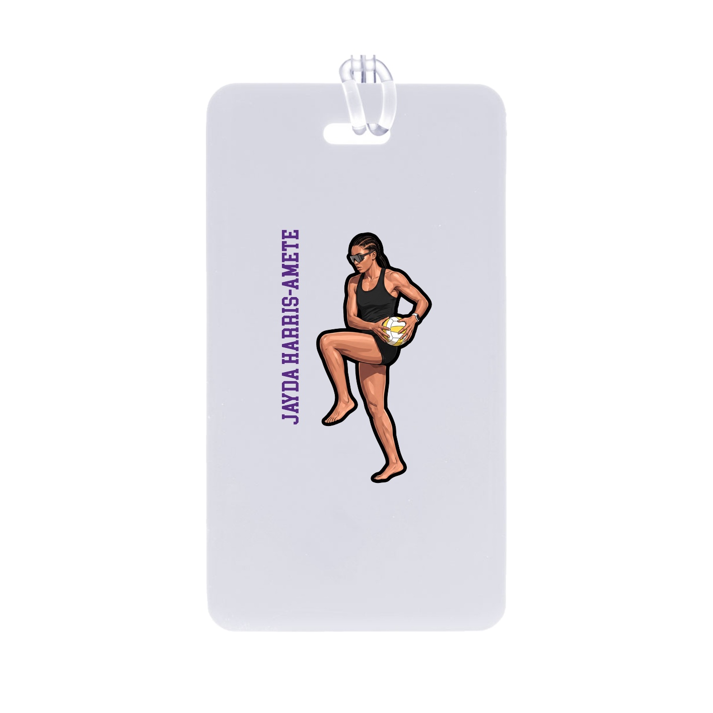 Bag Tag — Name Vertical in Classic