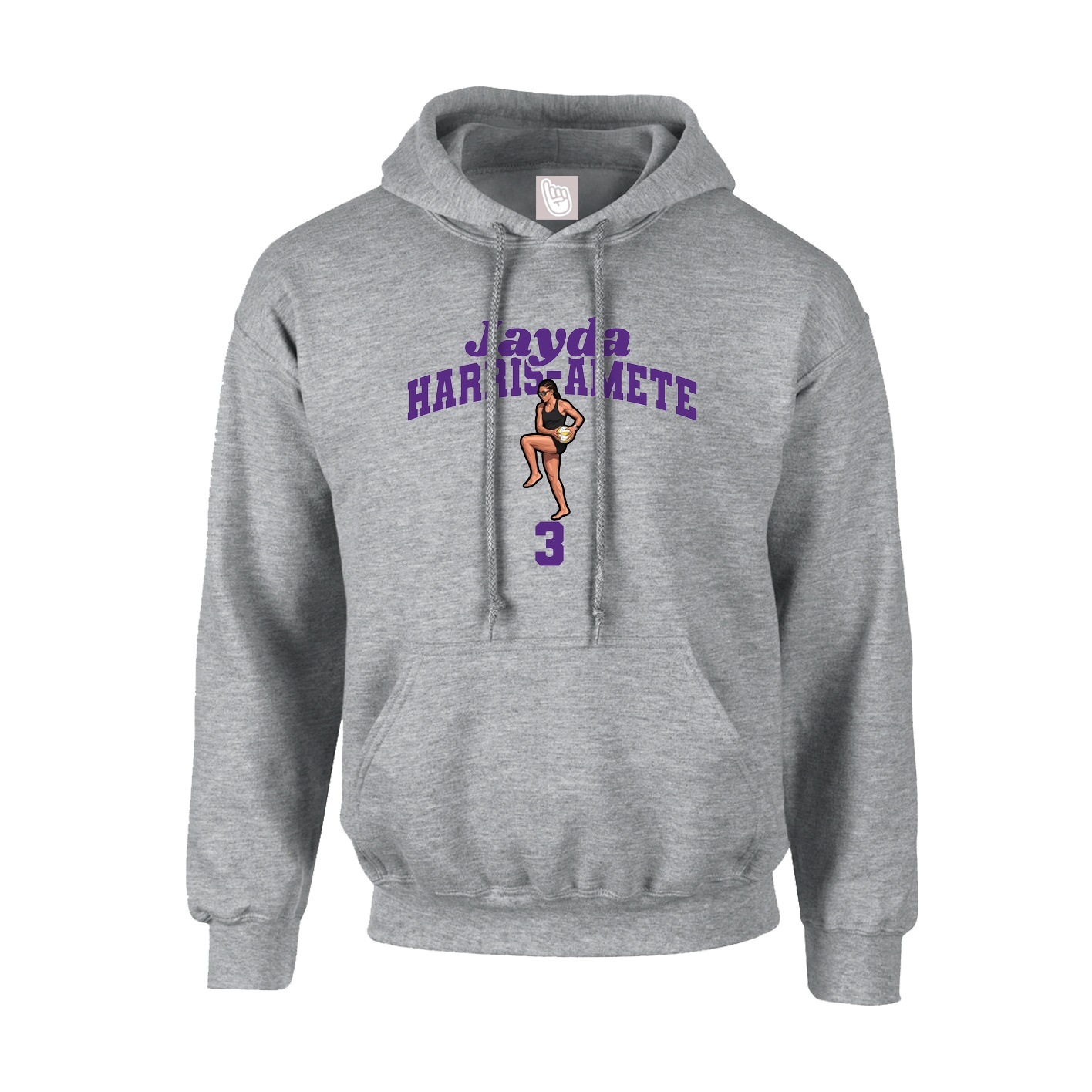 Hoodie — Signature Arch in Grey