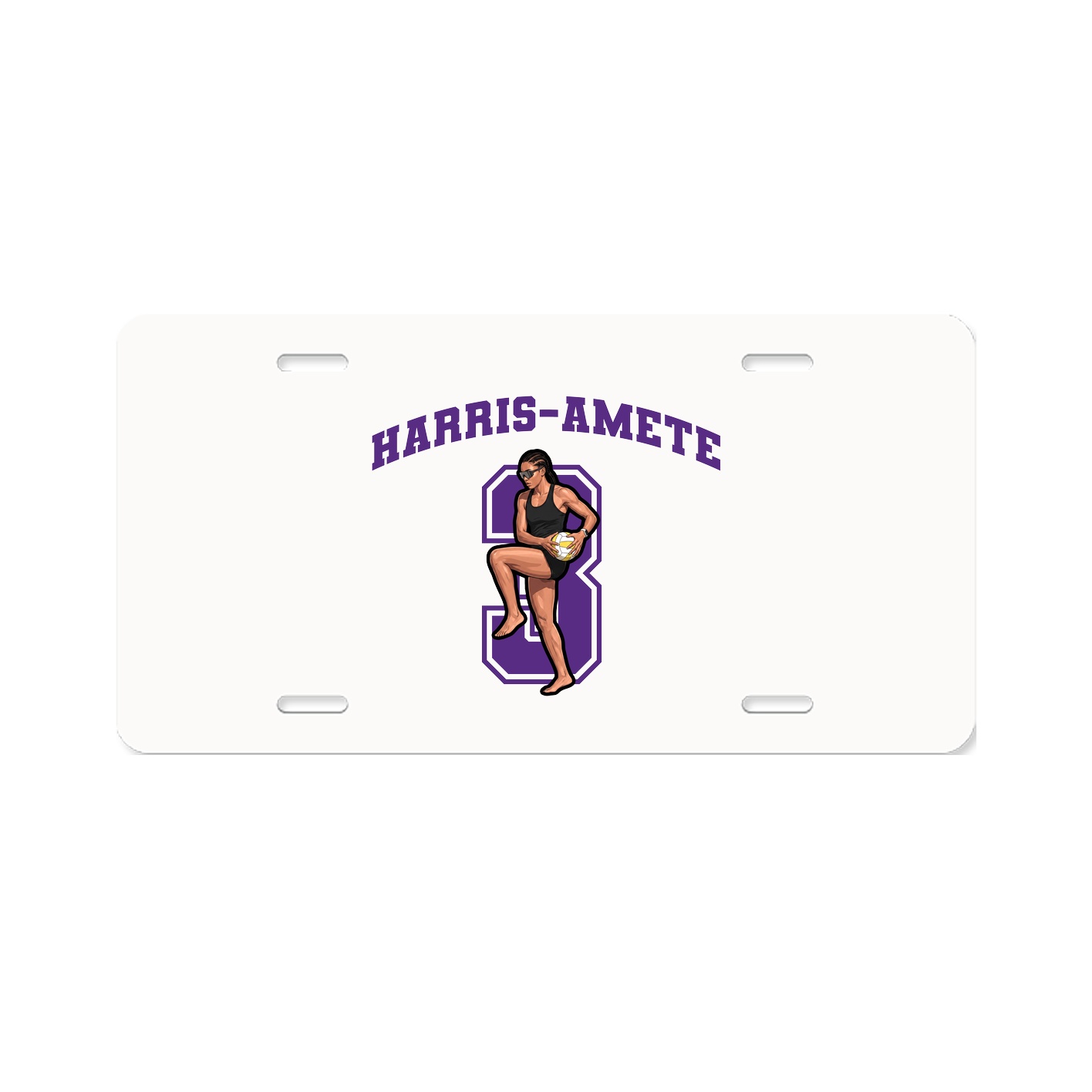 License Plate — Number in Classic