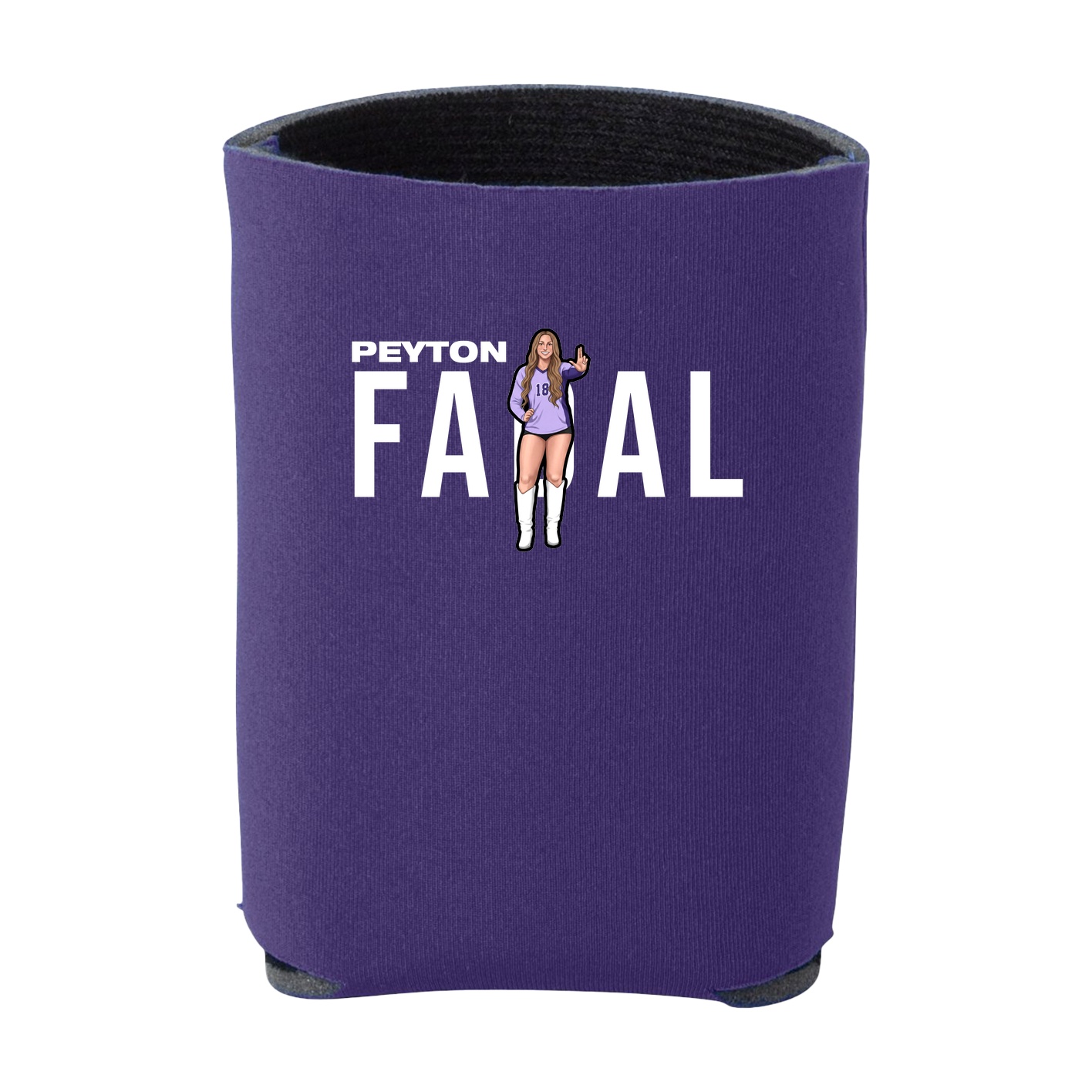 Can Holder — Player Name in Purple
