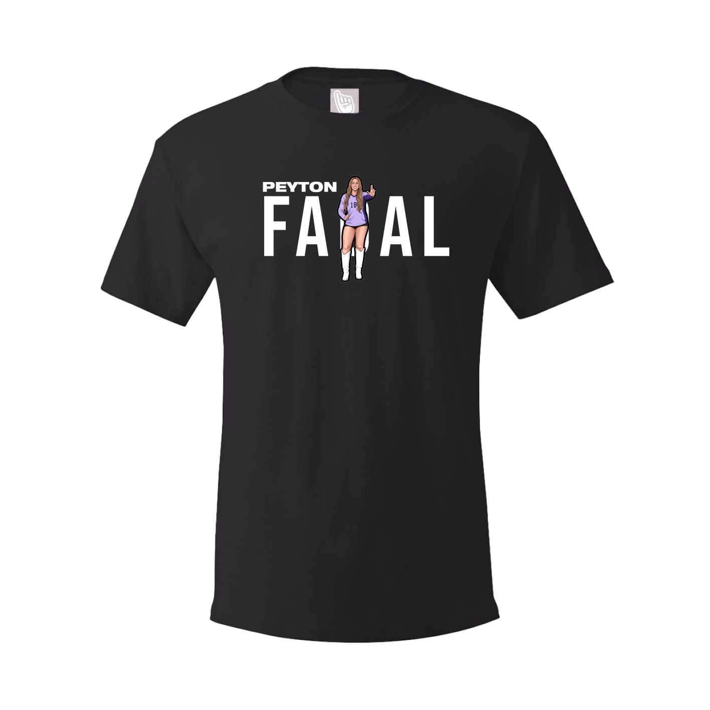 Tee — Player Name in Black