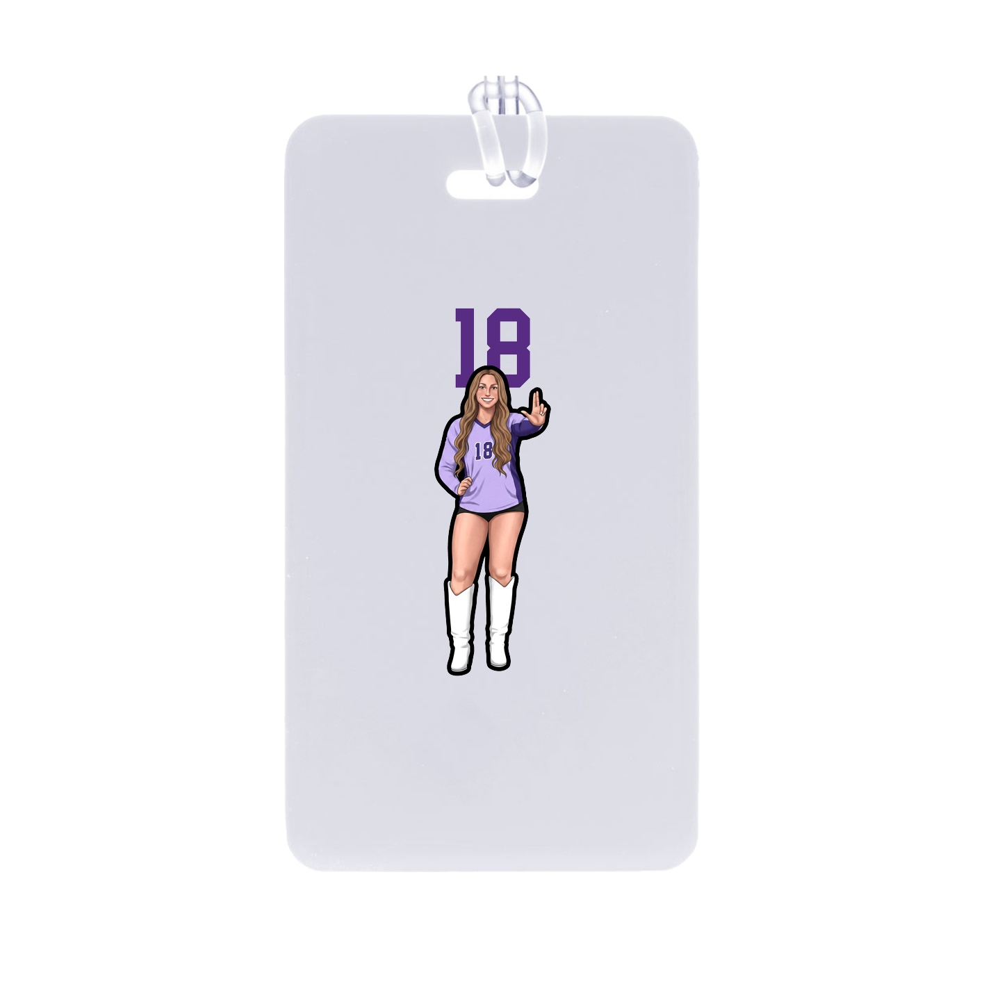 Bag Tag — Number Top in Classic