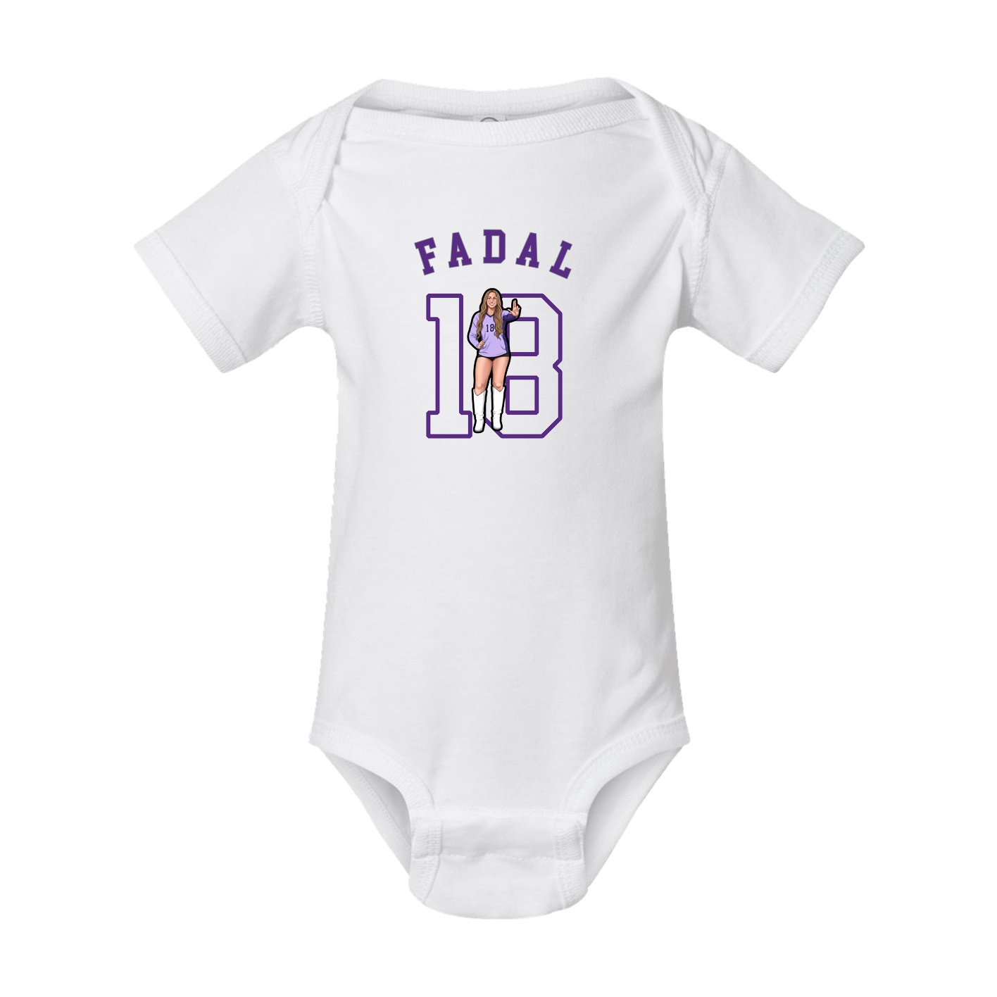 Baby Onesie — Shirsey Arch in White