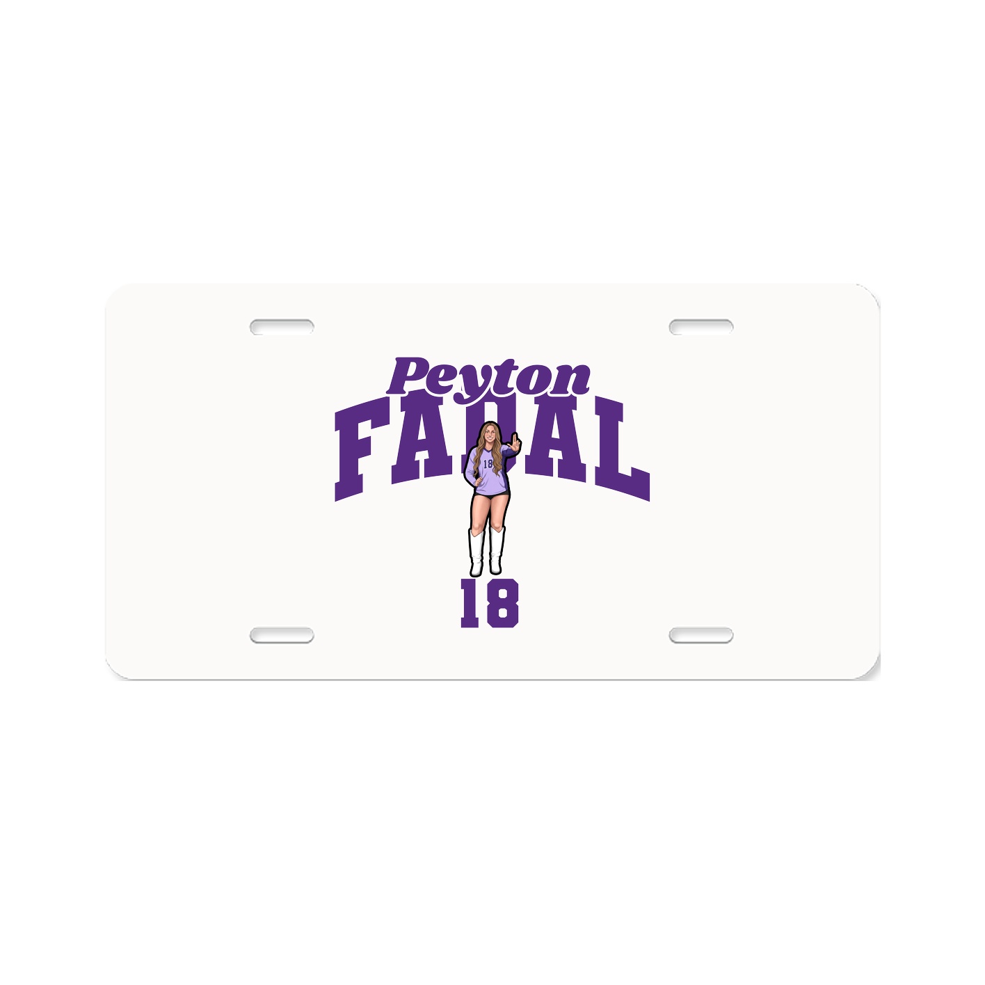 License Plate — Signature Arch in Classic