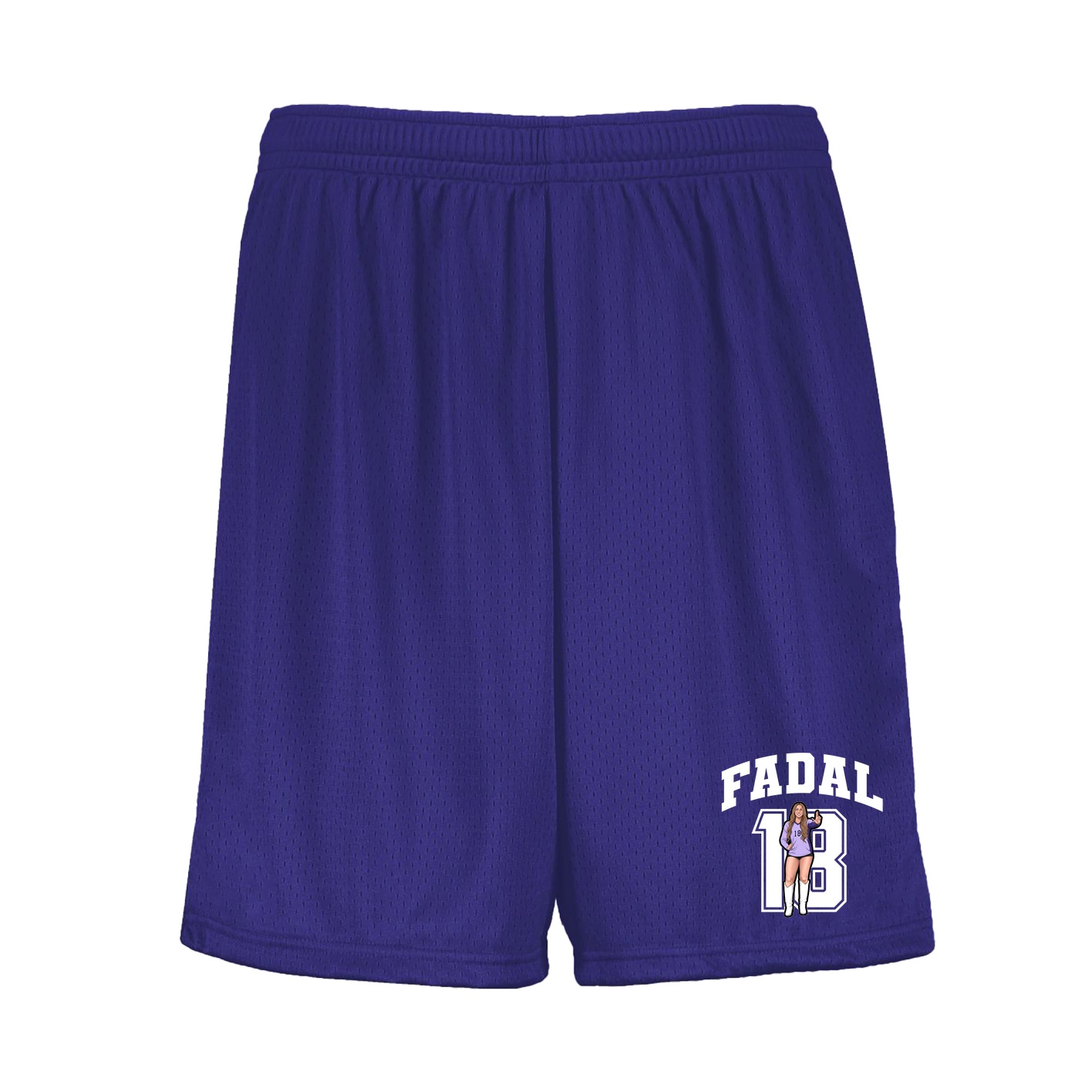 Shorts — Number in Purple
