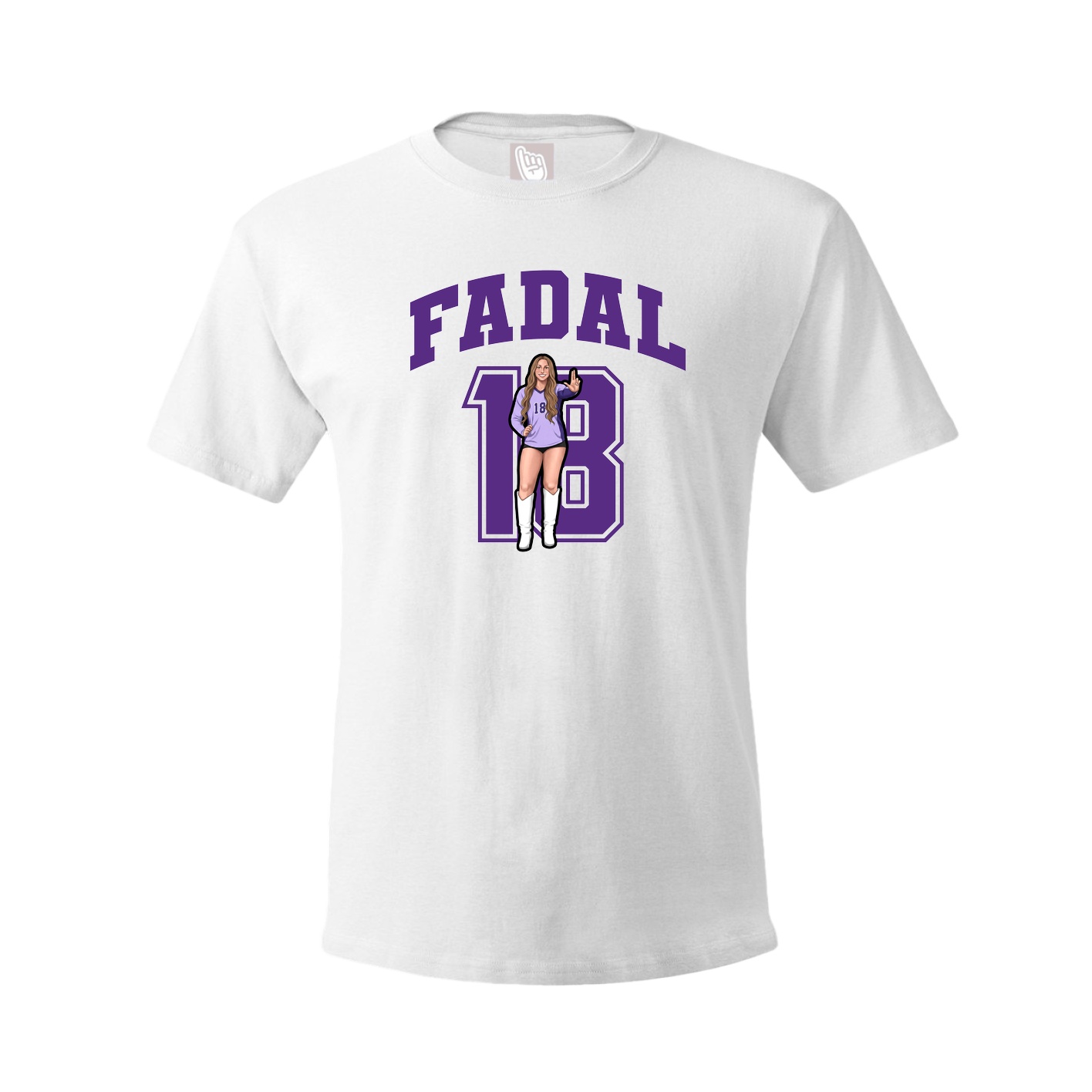 Tee — Number in White