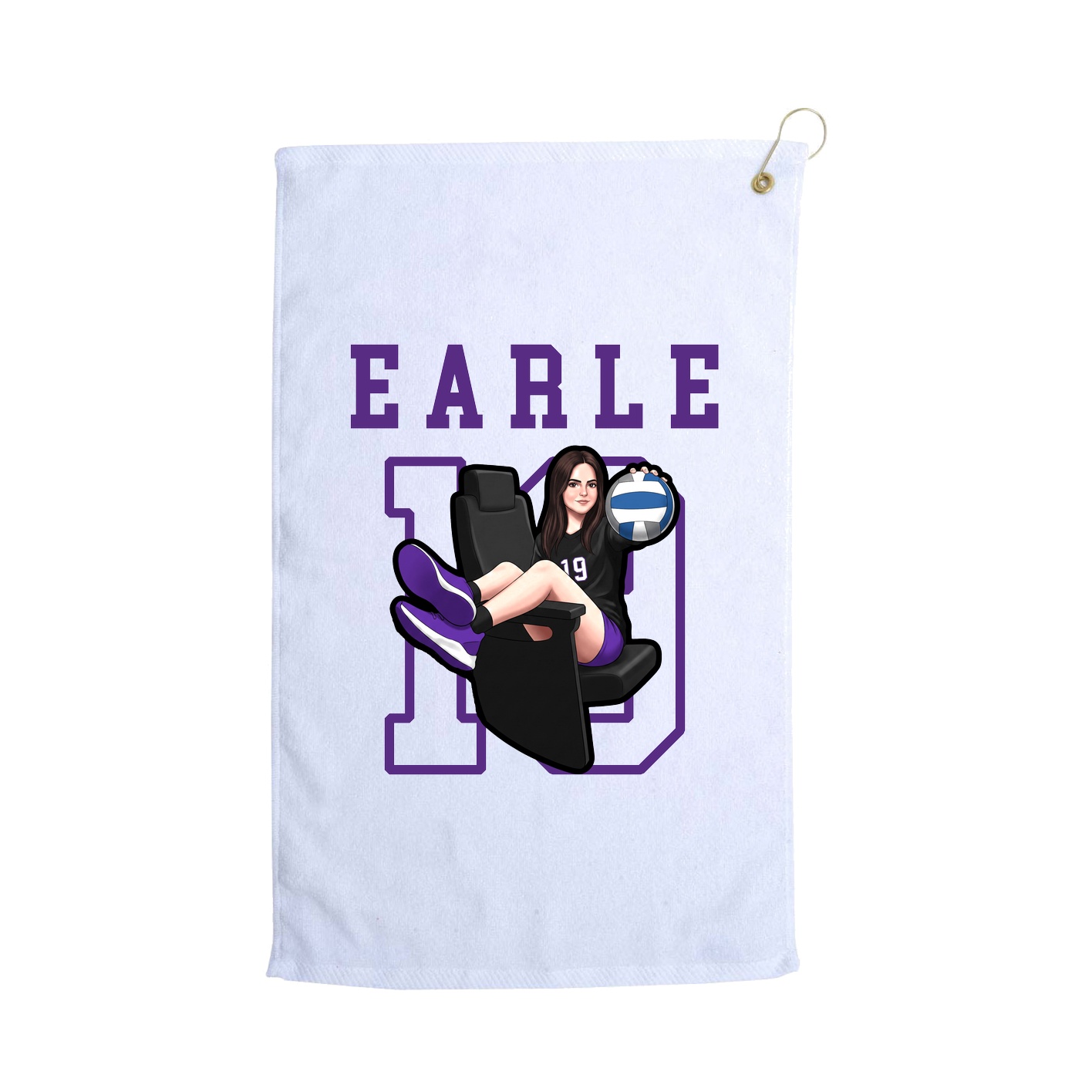 Golf Towel — Shirsey in White