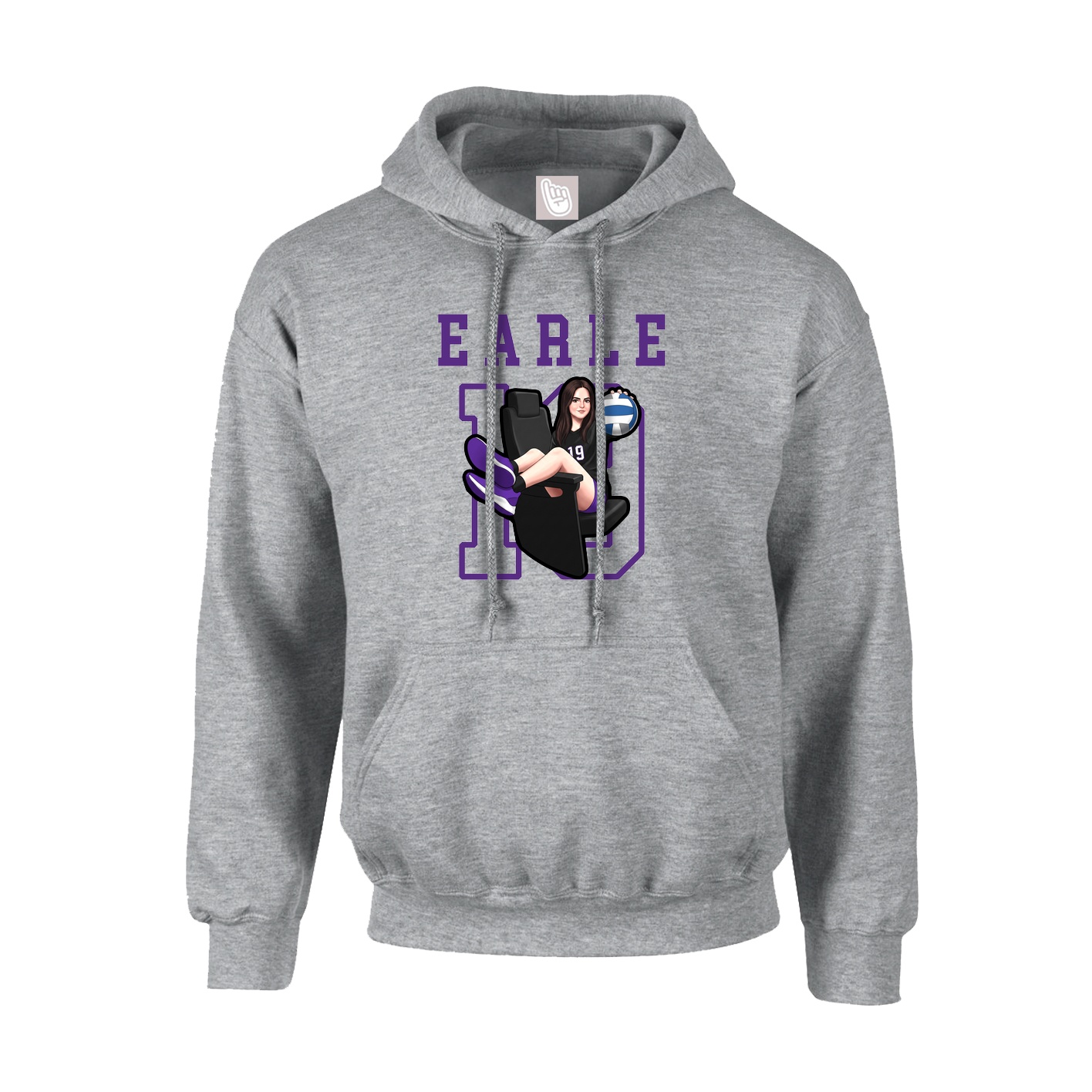 Youth Hoodie — Shirsey in Grey