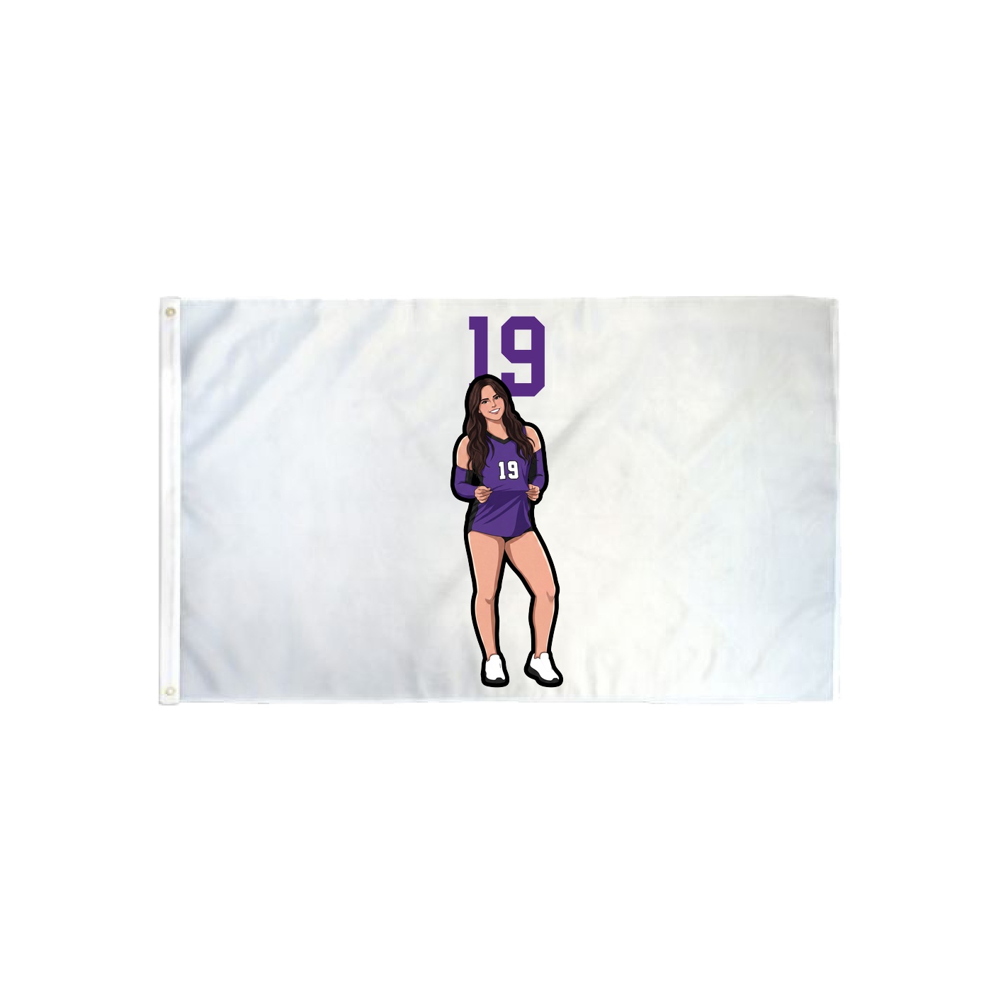 3x5 Flag — Number Top in Classic