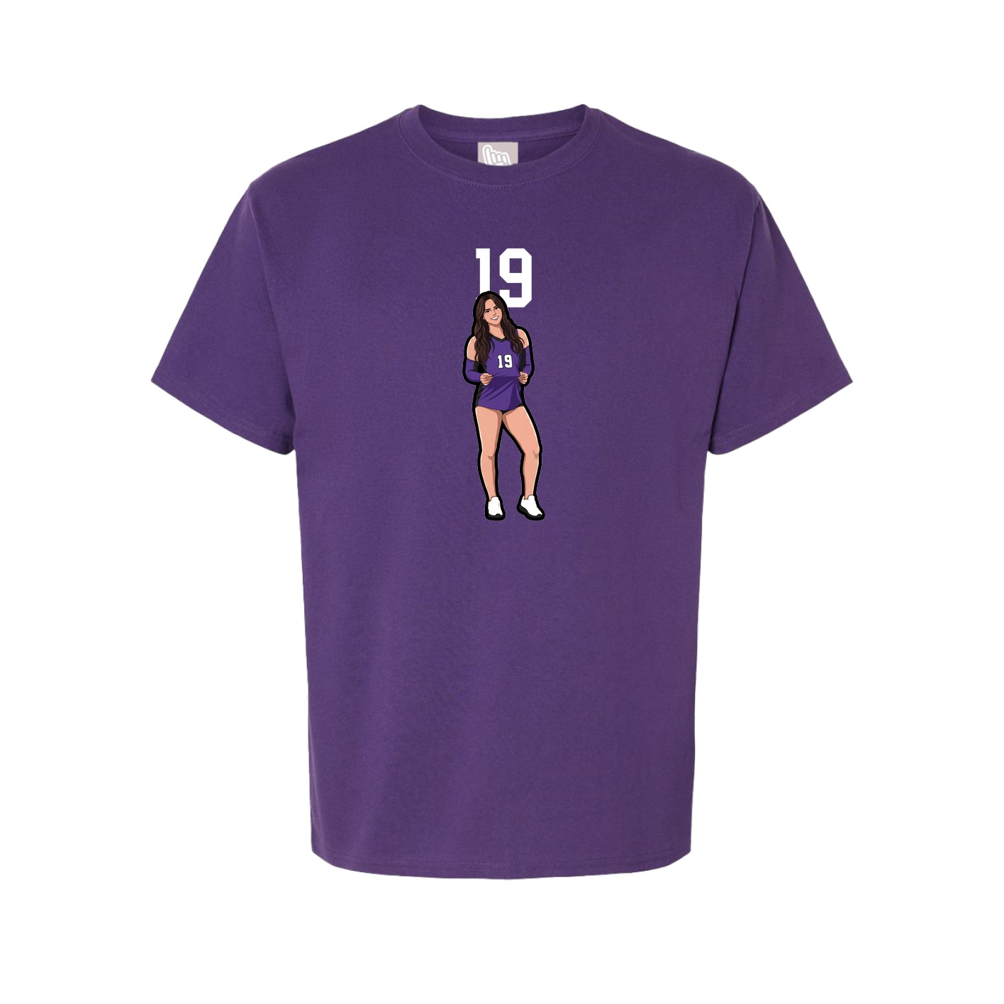 Tee — Number Top in Purple