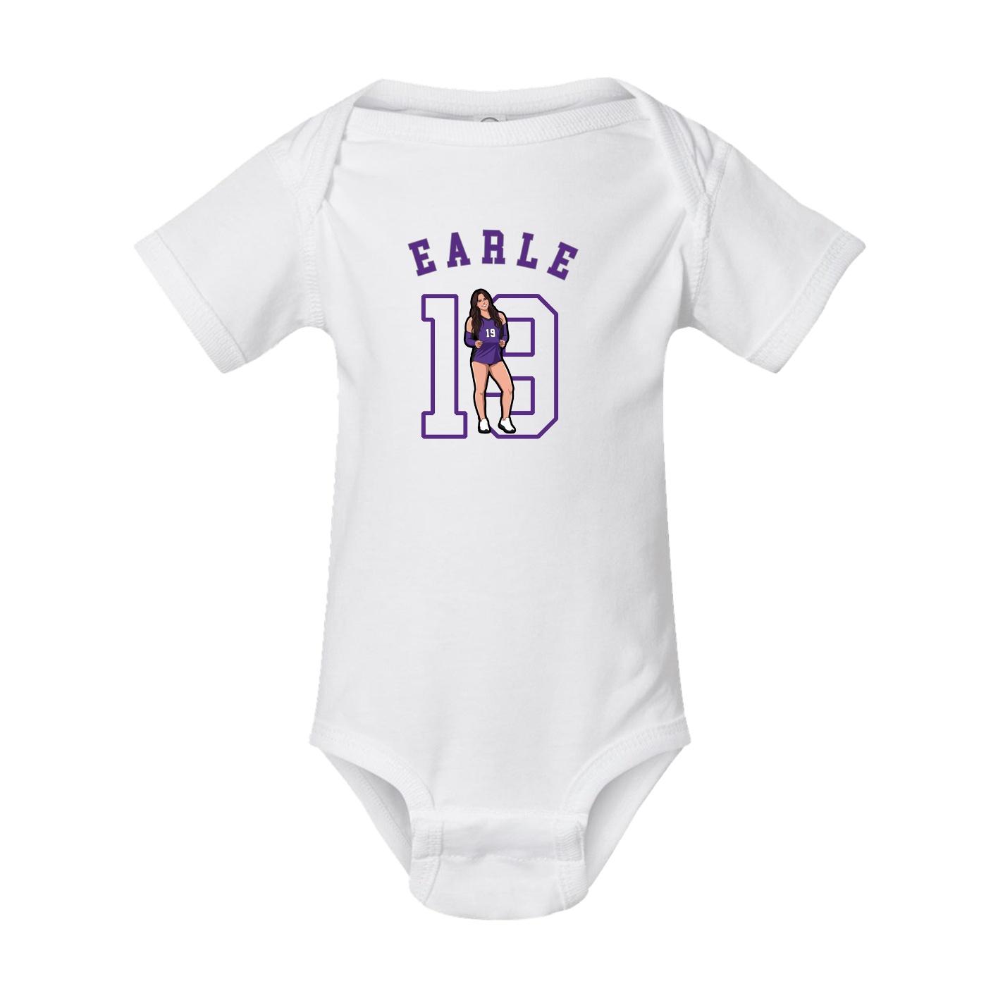 Baby Onesie — Shirsey Arch in White
