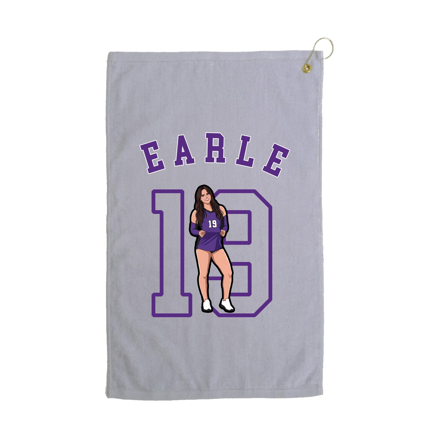 Golf Towel — Shirsey Arch in Grey
