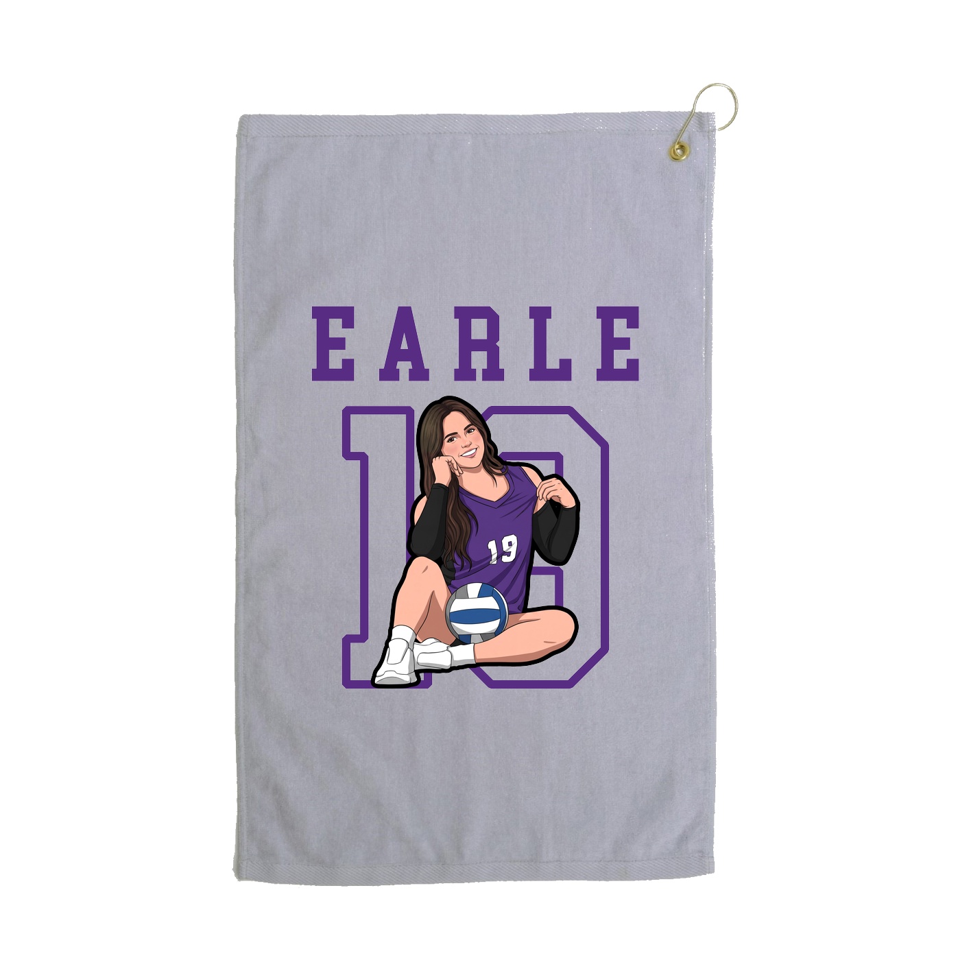 Golf Towel — Shirsey in Grey